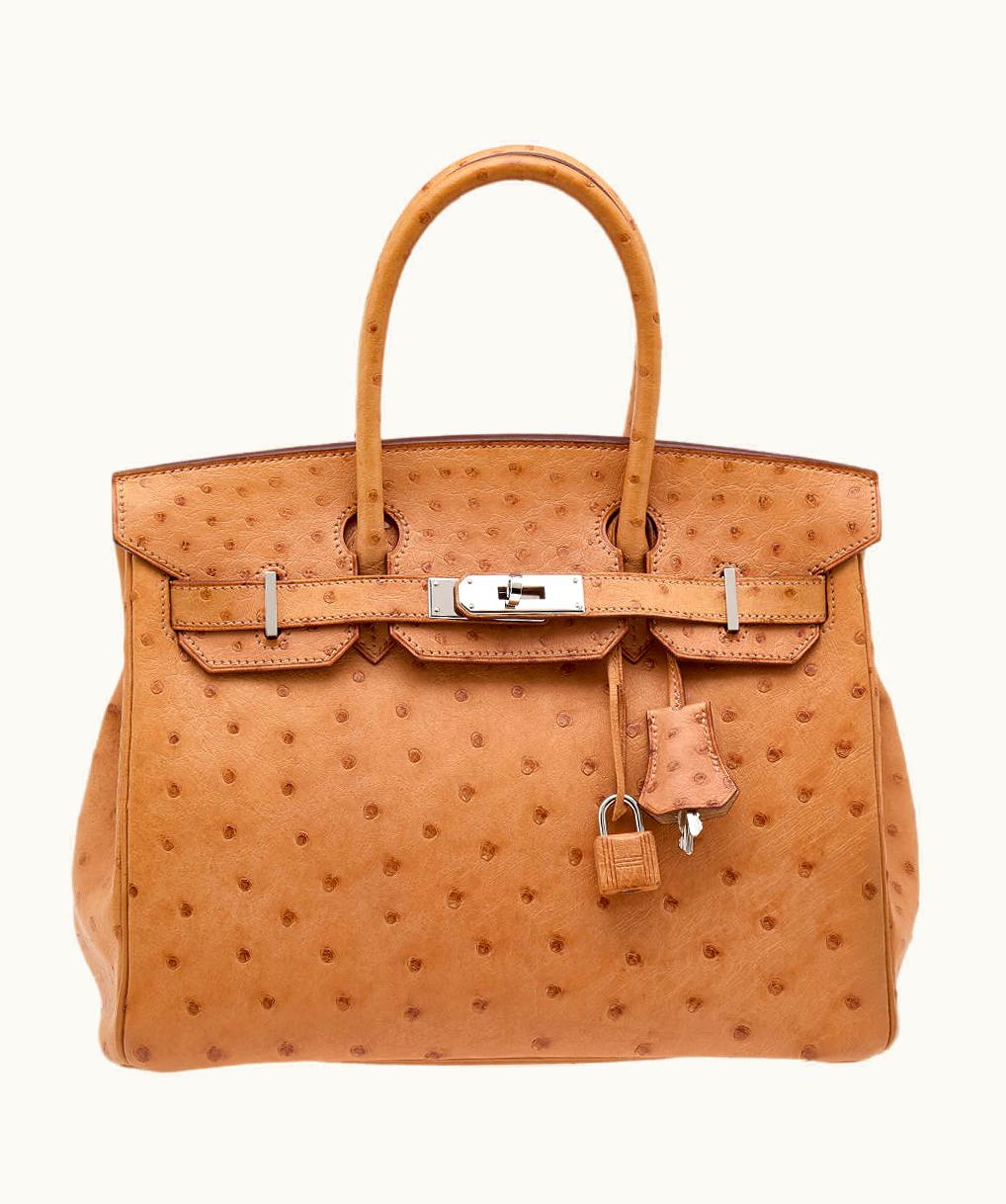 Hermès Hermès Birkin 30cm - Tabac Camel - Clemence - Sellier - Palladium (PHW)