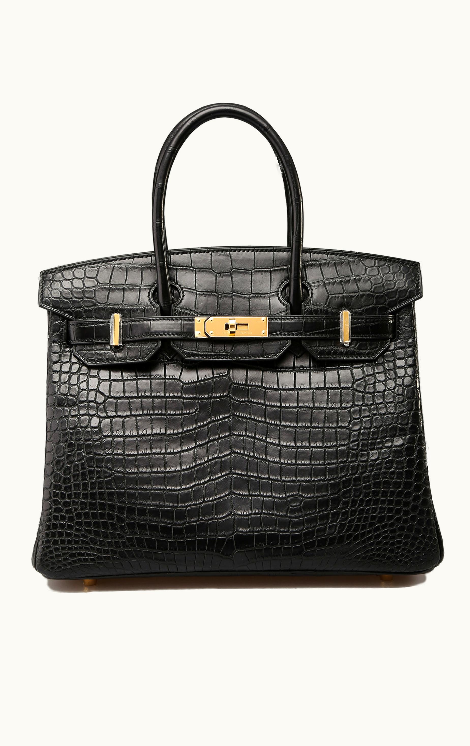 Hermès Hermès Birkin 30cm - Noir - Swift - Retourne - Gold (GHW)