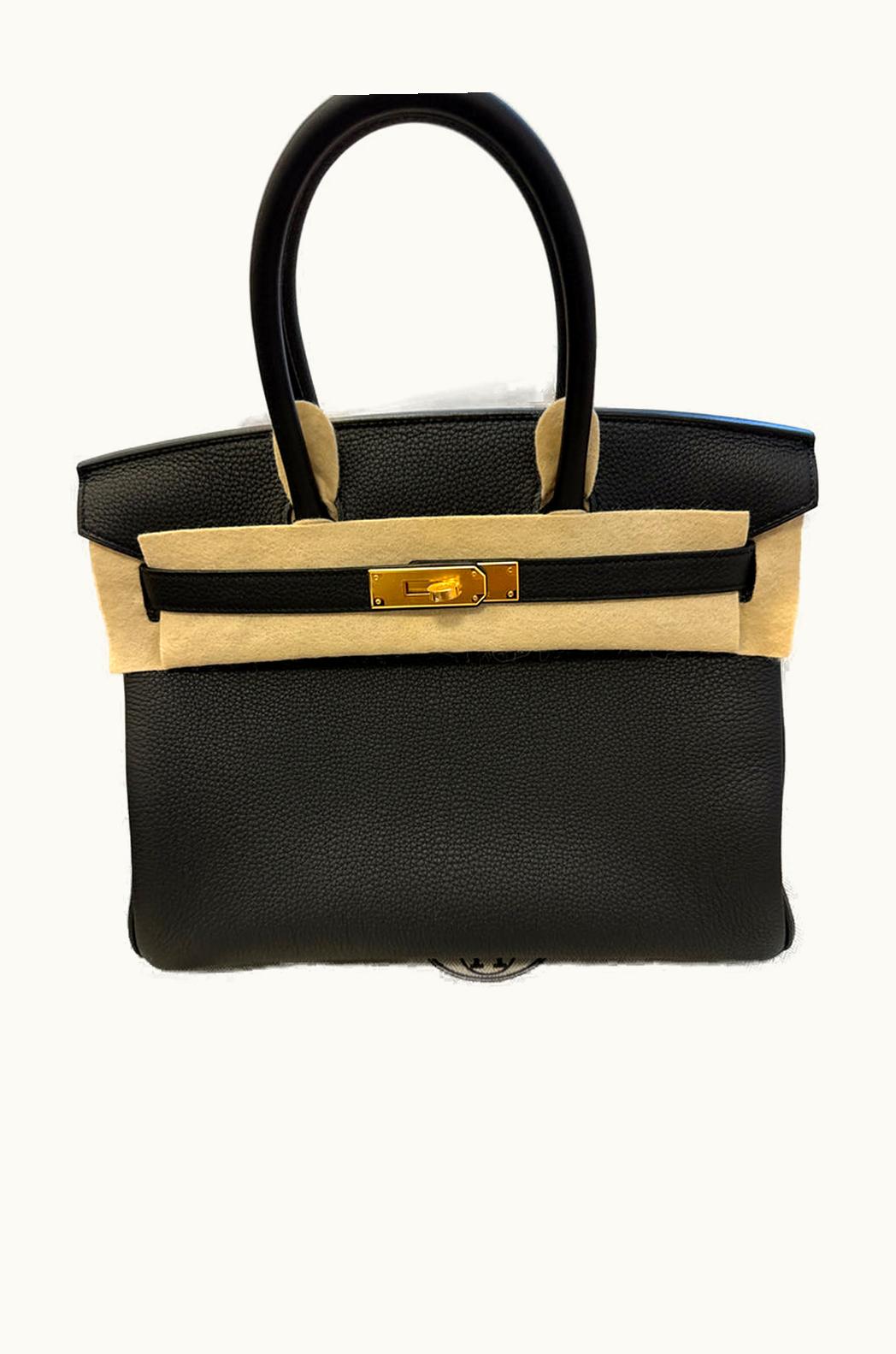Hermès Hermès Birkin 30cm - Black - Swift - Sellier - Gold (GHW)