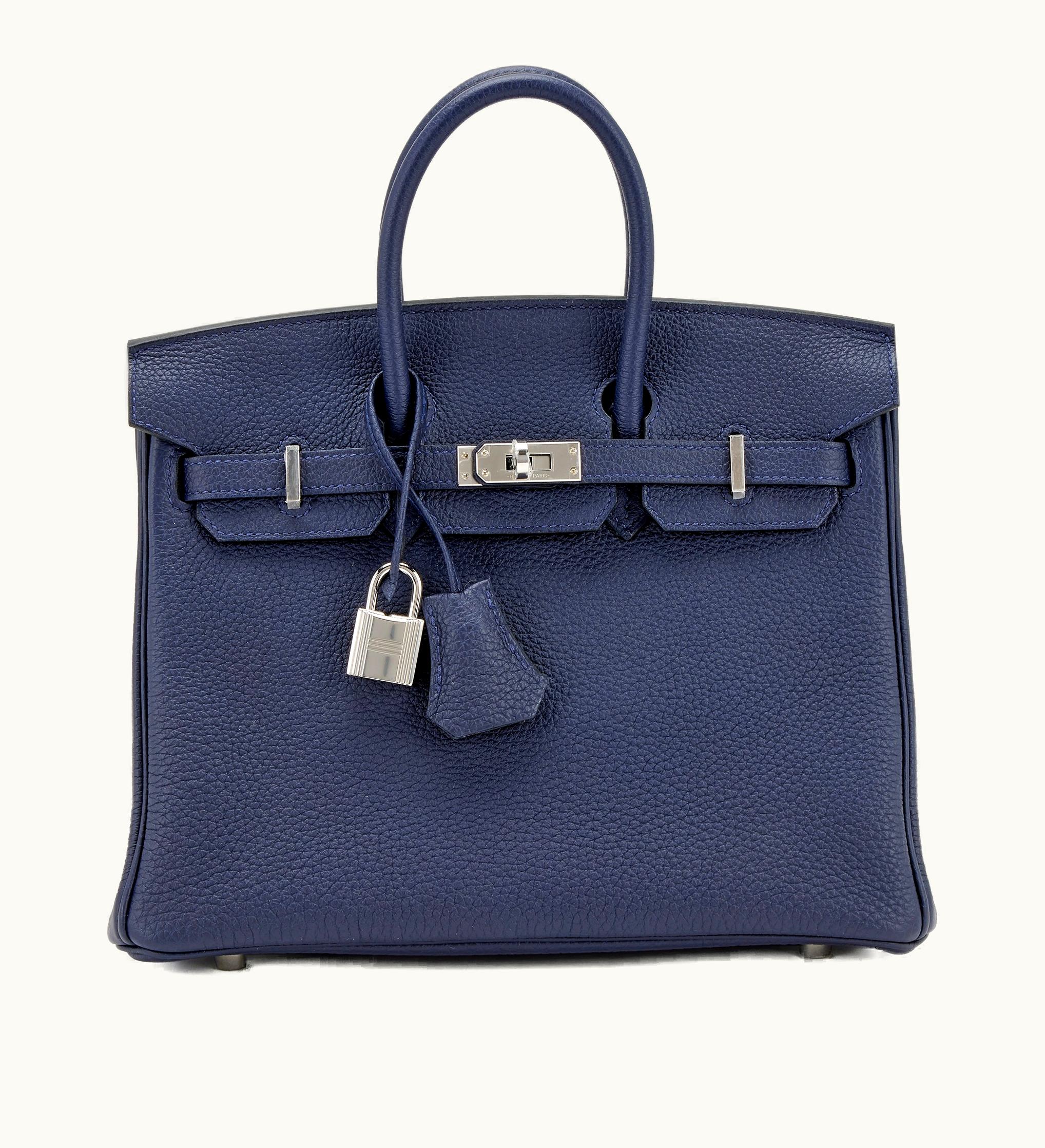 Hermès Hermès Birkin 35cm - Bleu Nuit - Clemence - Sellier - Palladium (PHW)