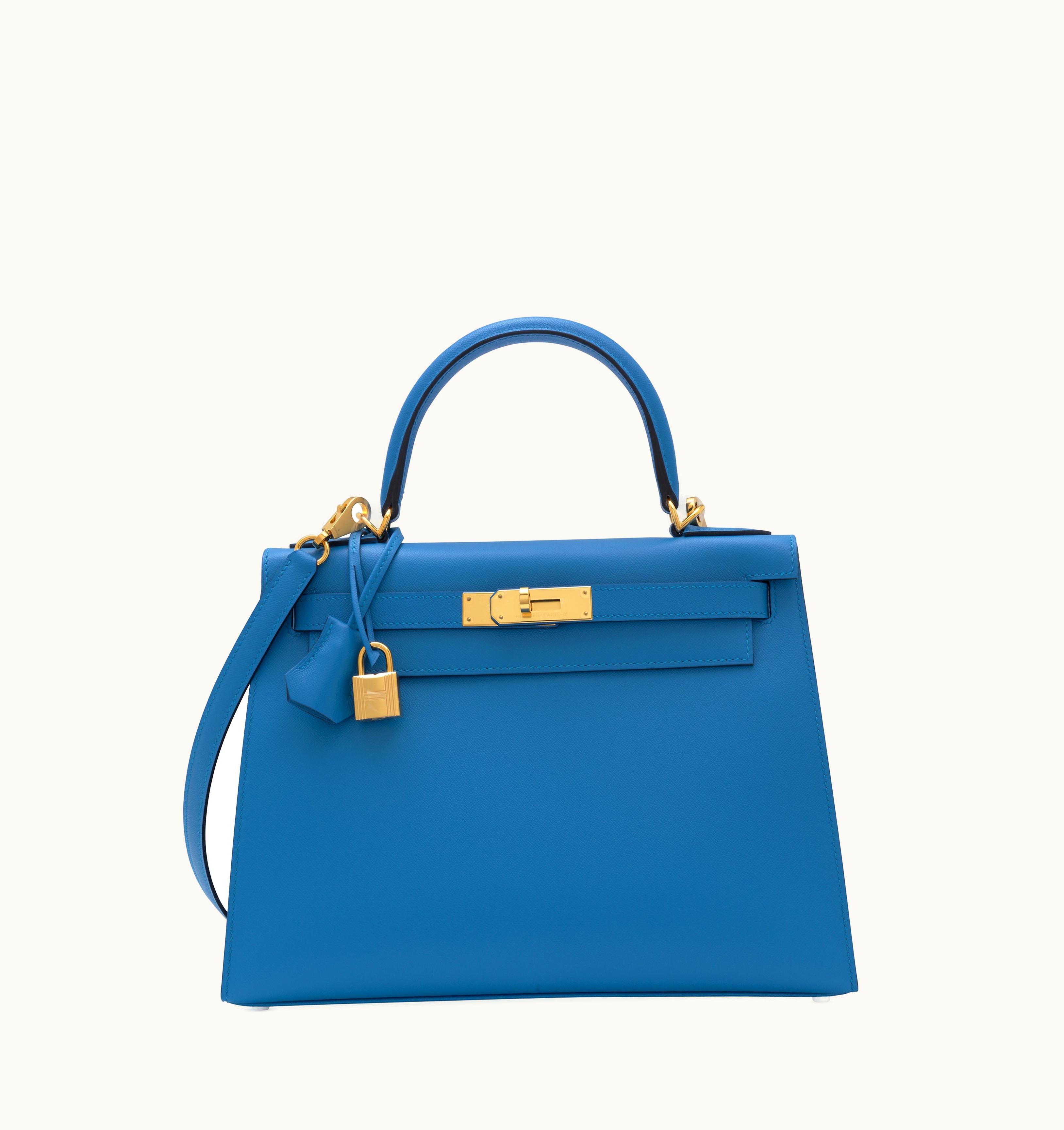 Hermès Hermès Birkin 35cm - Bleu Frida - Swift - Retourne - Gold (GHW)
