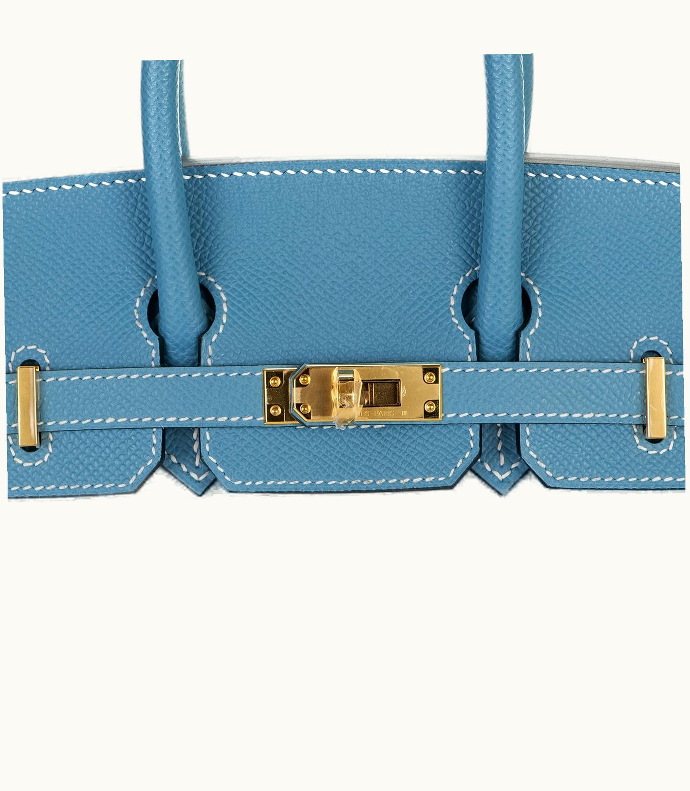 Hermès Hermès Birkin 35cm - Bleu Jean - Epsom - Sellier - Gold (GHW)