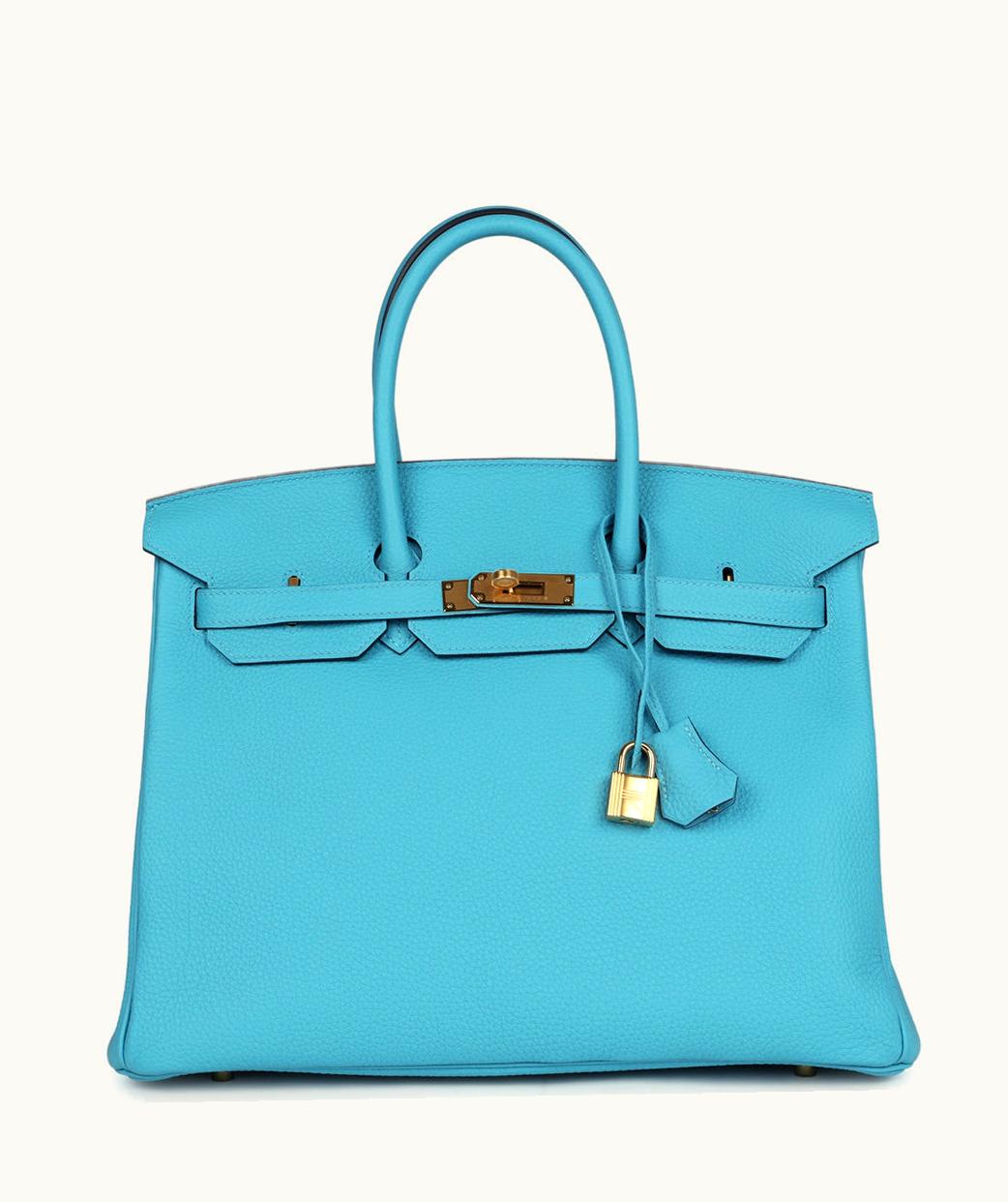 Hermès Hermès Birkin 35cm - Bleu Du Nord - Swift - Retourne - Gold (GHW)