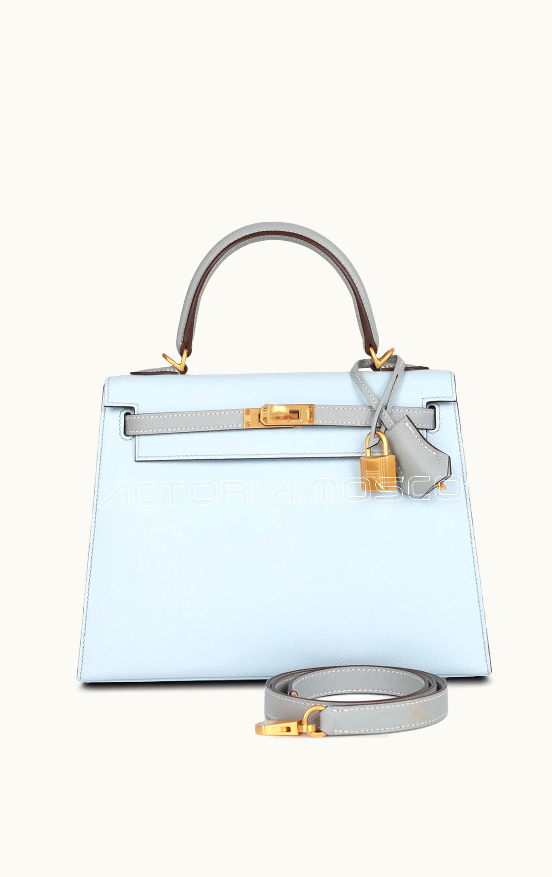 Hermès Hermès Birkin 35cm - Bleu Brume - Togo - Sellier - Gold (GHW)
