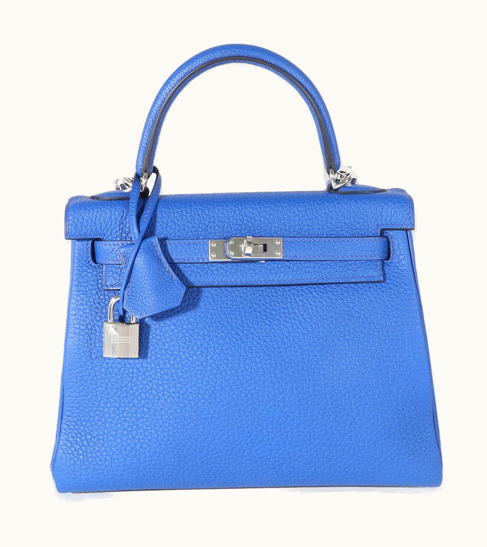 Hermès Hermès Birkin 35cm - Bleu Royal - Clemence - Retourne - Palladium (PHW)