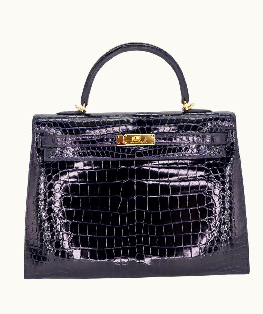 Hermès Hermès Birkin 35cm - Bleu Marine - Togo - Sellier - Gold (GHW)