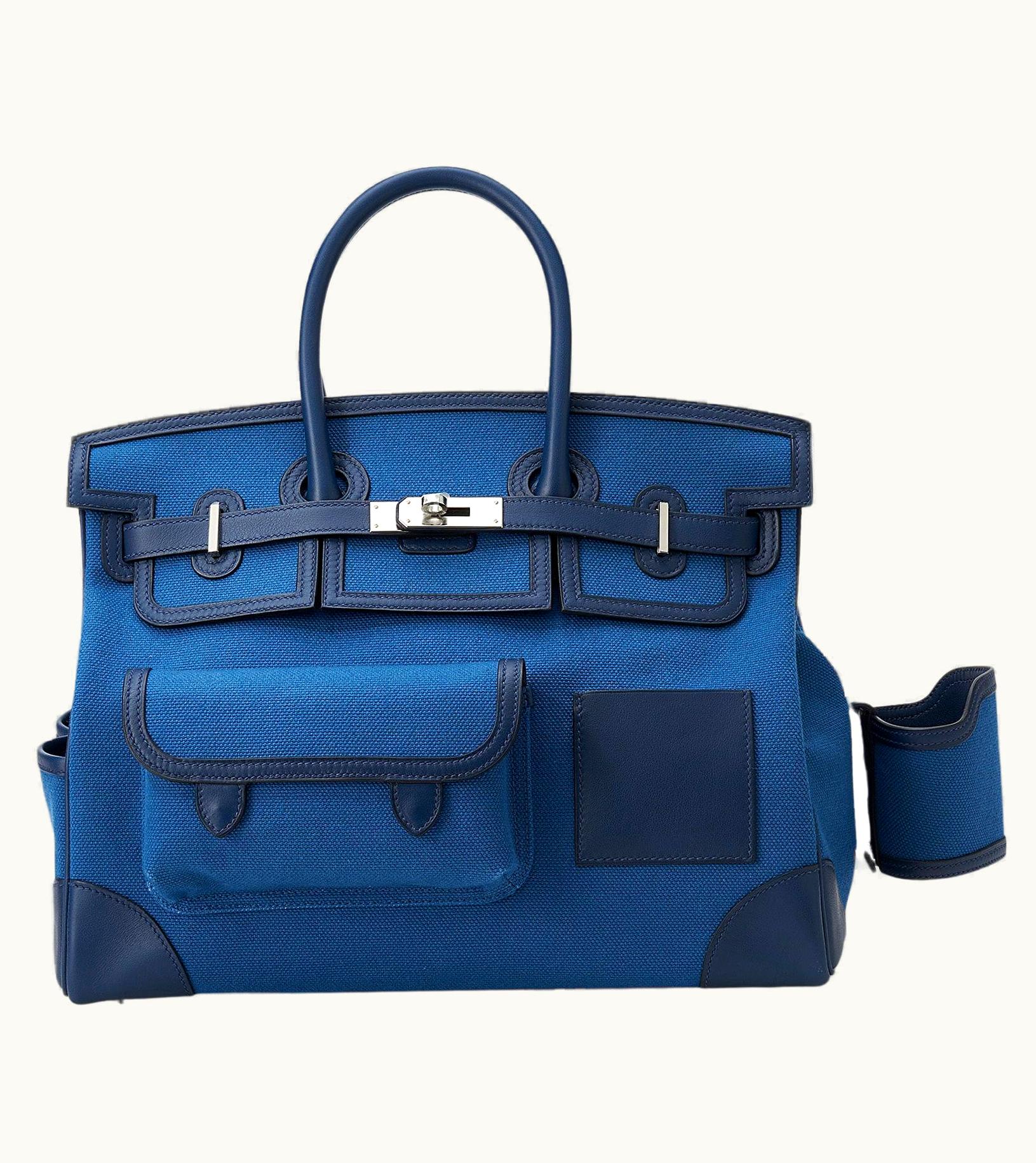 Hermès Hermès Birkin 35cm - Bleu Marine - Epsom - Sellier - Palladium (PHW)