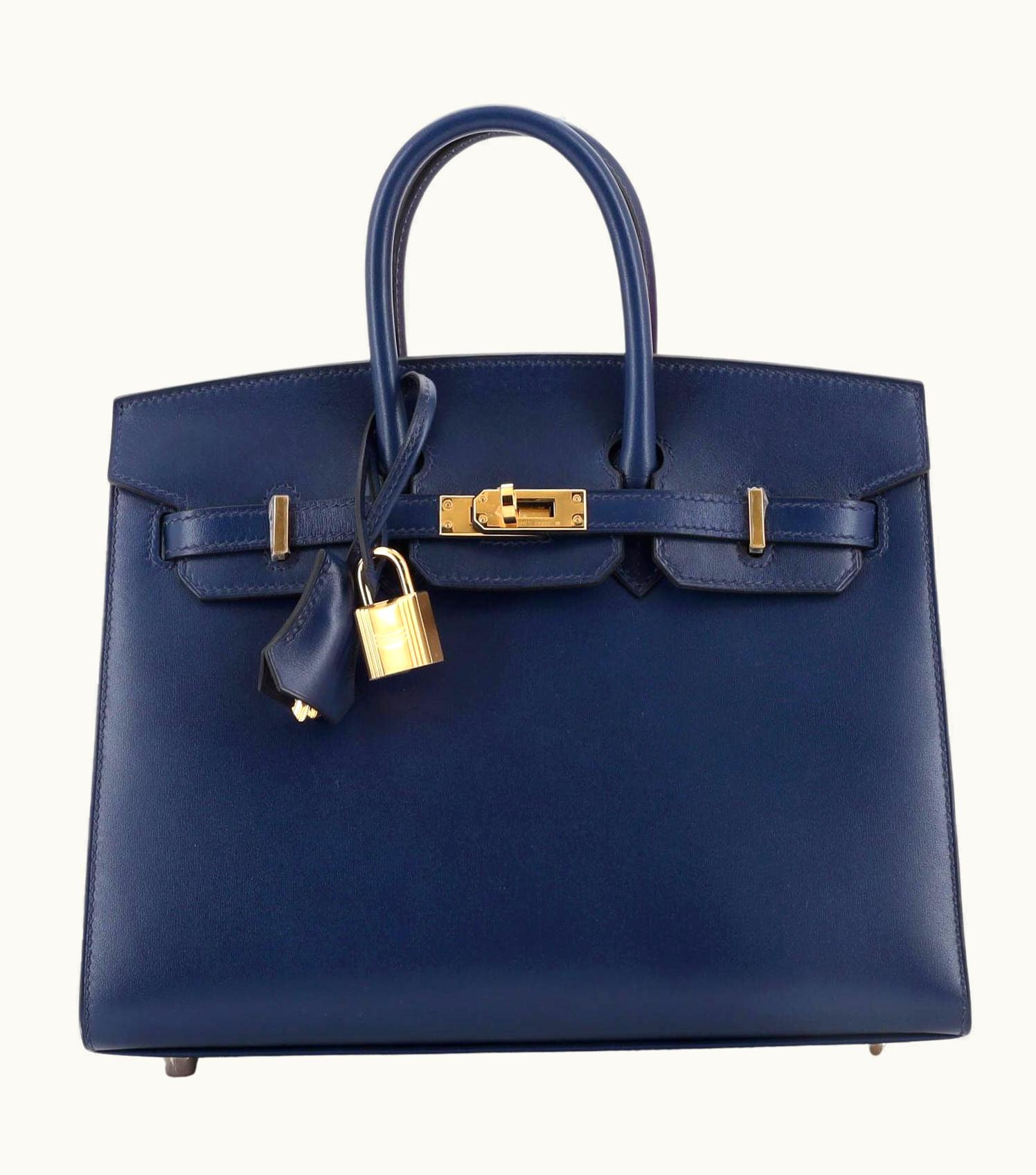 Hermès Hermès Birkin 35cm - Bleu Saphir - Clemence - Sellier - Gold (GHW)