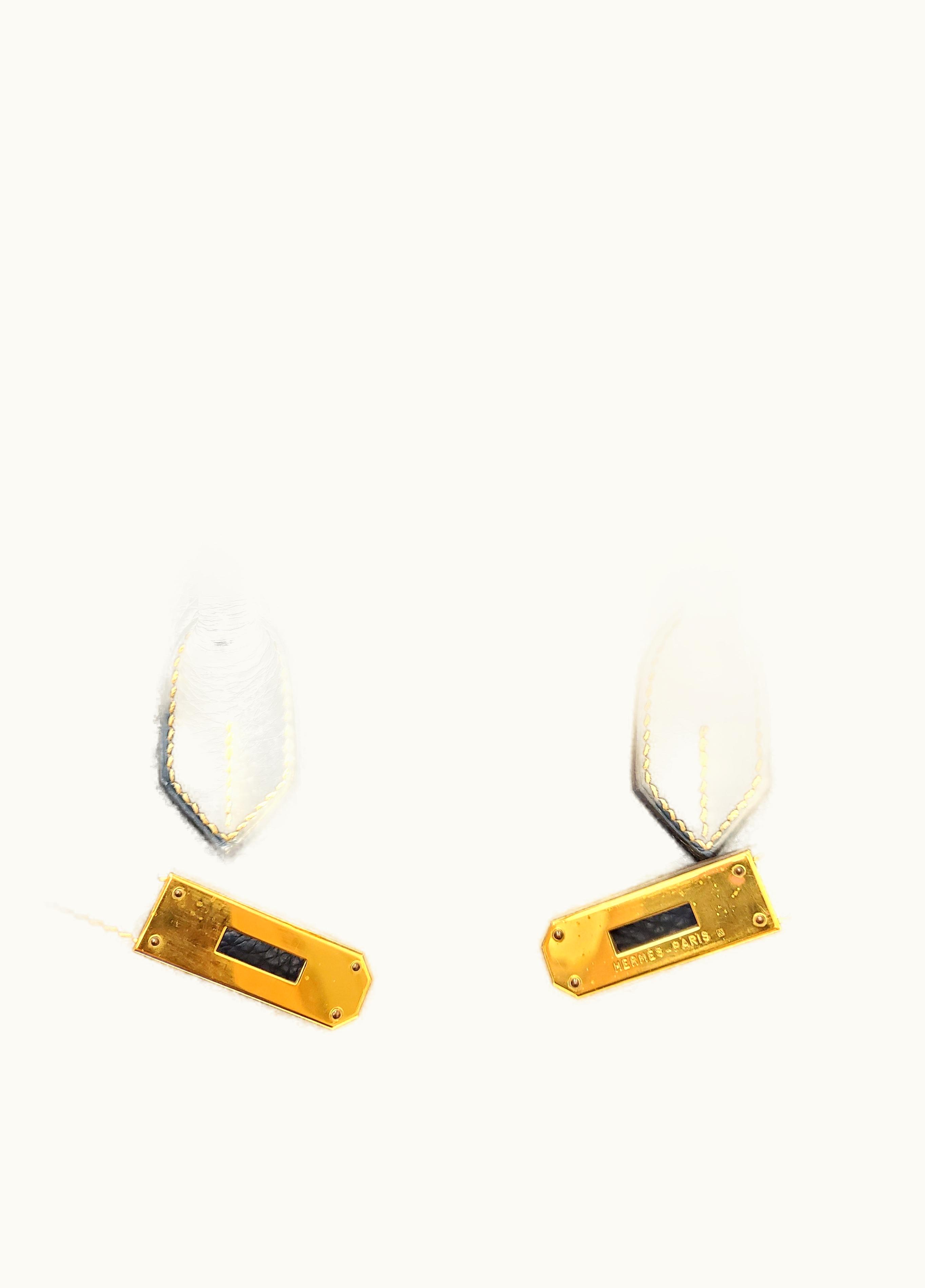 Hermès Hermès Birkin 35cm - Bleu Thalassa - Clemence - Sellier - Gold (GHW)