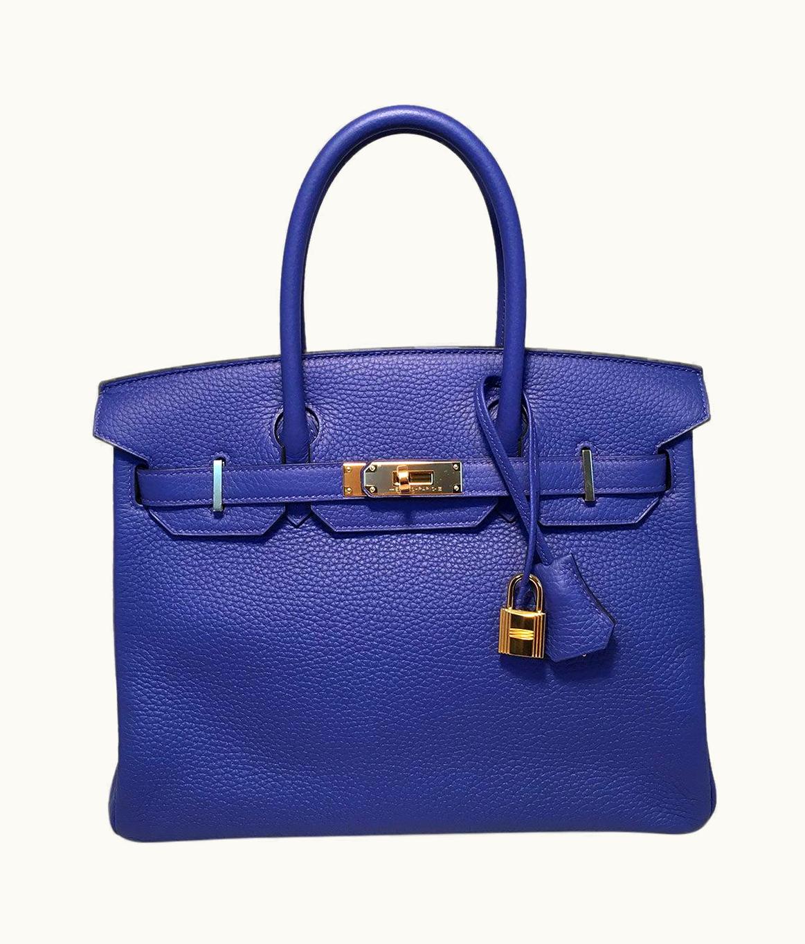 Hermès Hermès Birkin 35cm - Bleu Izmir - Epsom - Sellier - Gold (GHW)