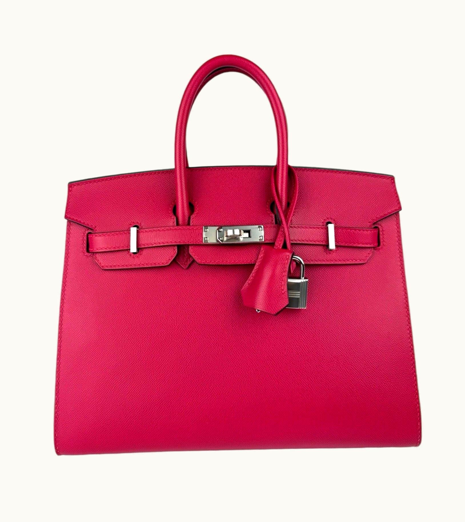 Hermès Hermès Birkin 35cm - Framboise - Epsom - Sellier - Gold (GHW)