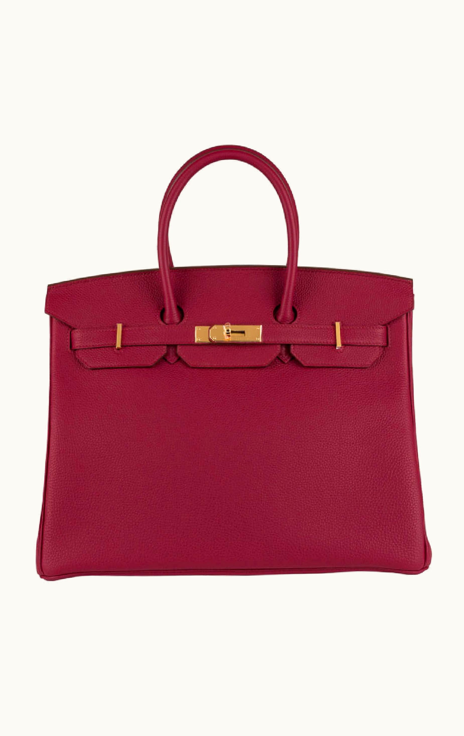 Hermès Hermès Birkin 35cm - Rubis - Swift - Retourne - Gold (GHW)