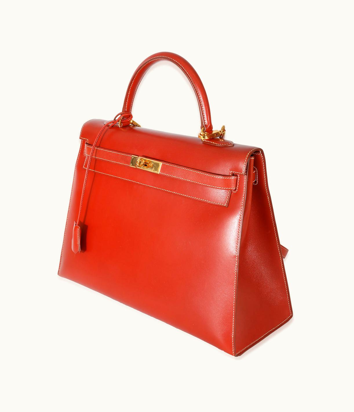 Hermès Hermès Birkin 35cm - Brique - Swift - Sellier - Gold (GHW)