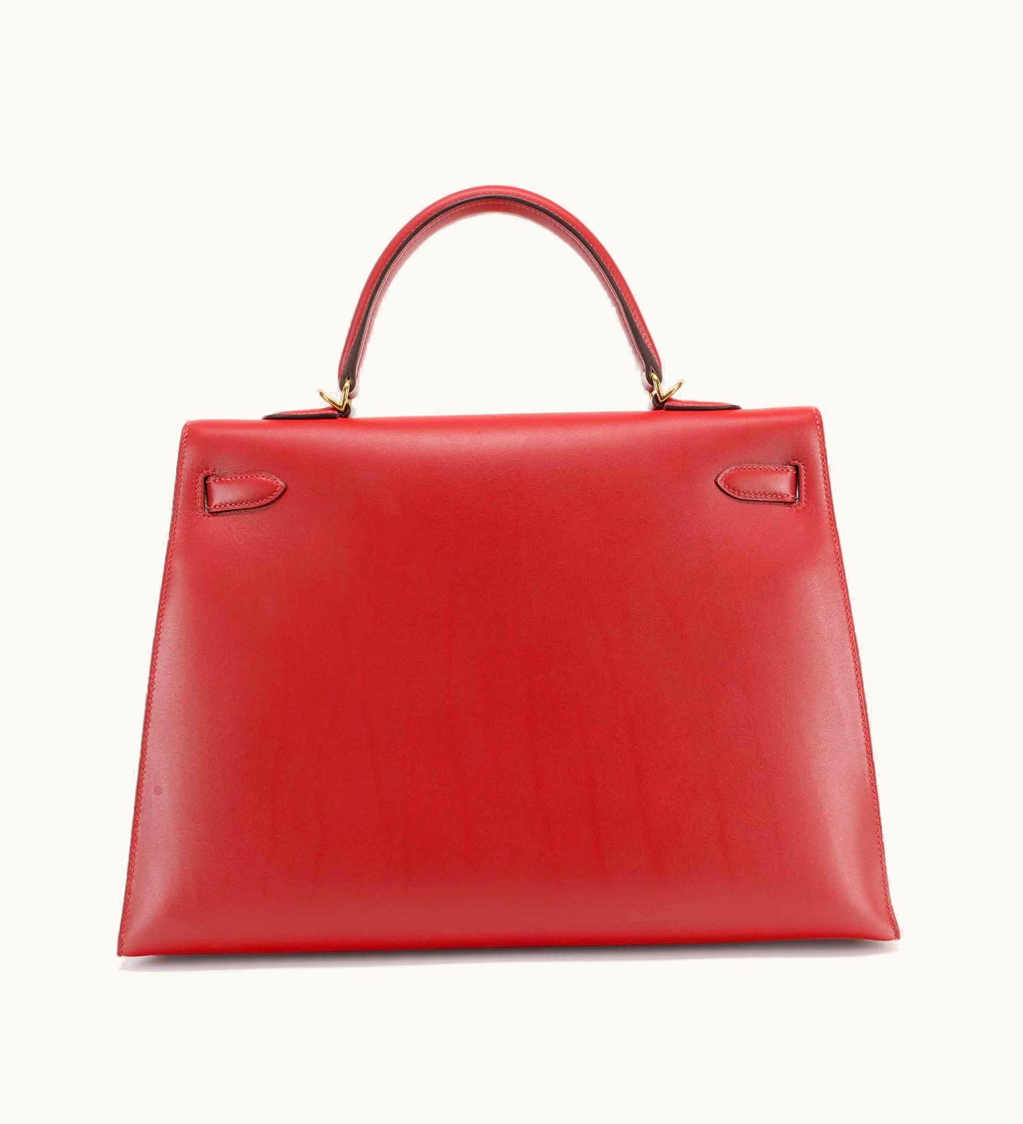 Hermès Hermès Birkin 35cm - Rouge Vif - Epsom - Sellier - Gold (GHW)