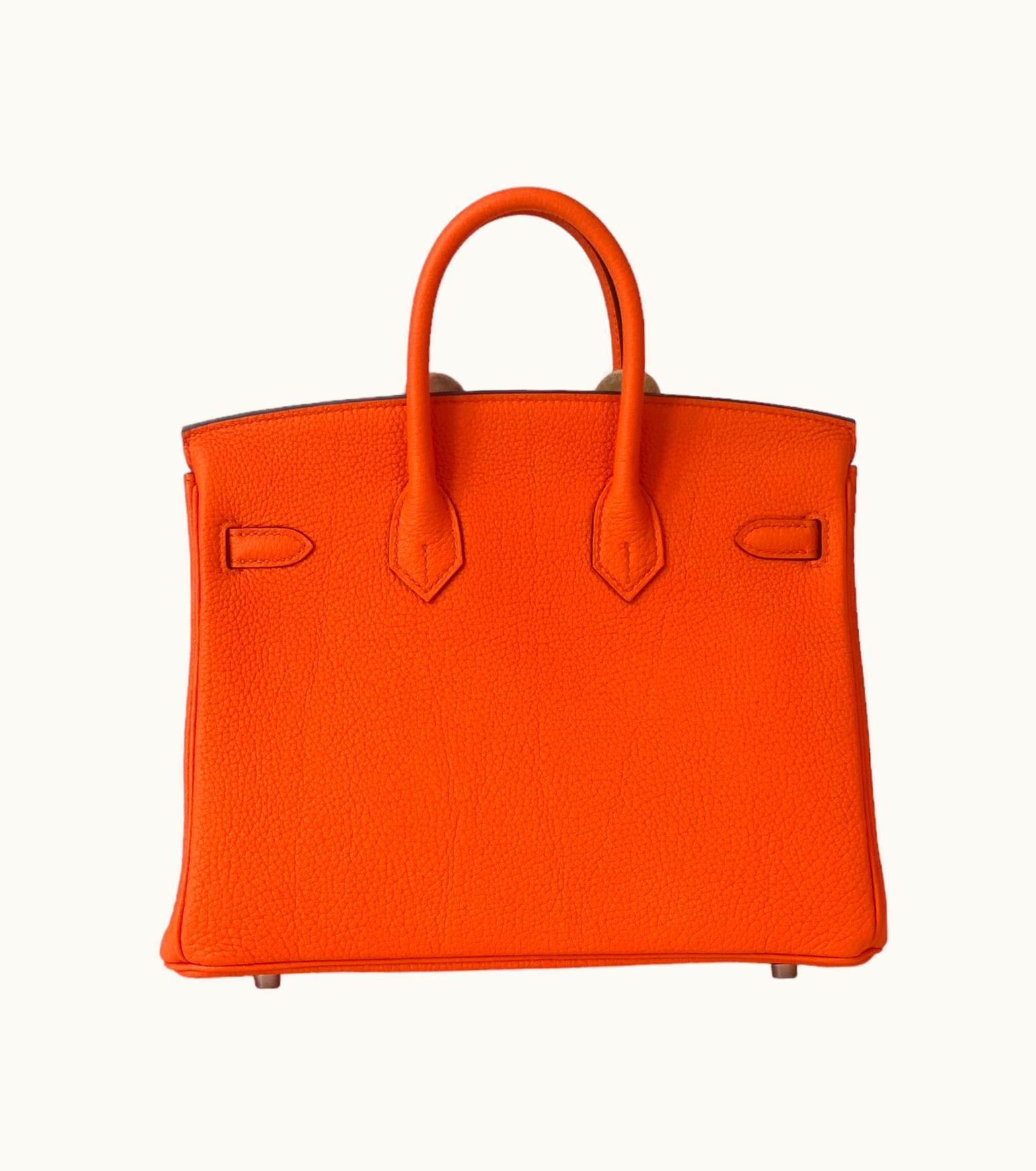 Hermès Hermès Birkin 35cm - Orange Minium - Epsom - Retourne - Palladium (PHW)