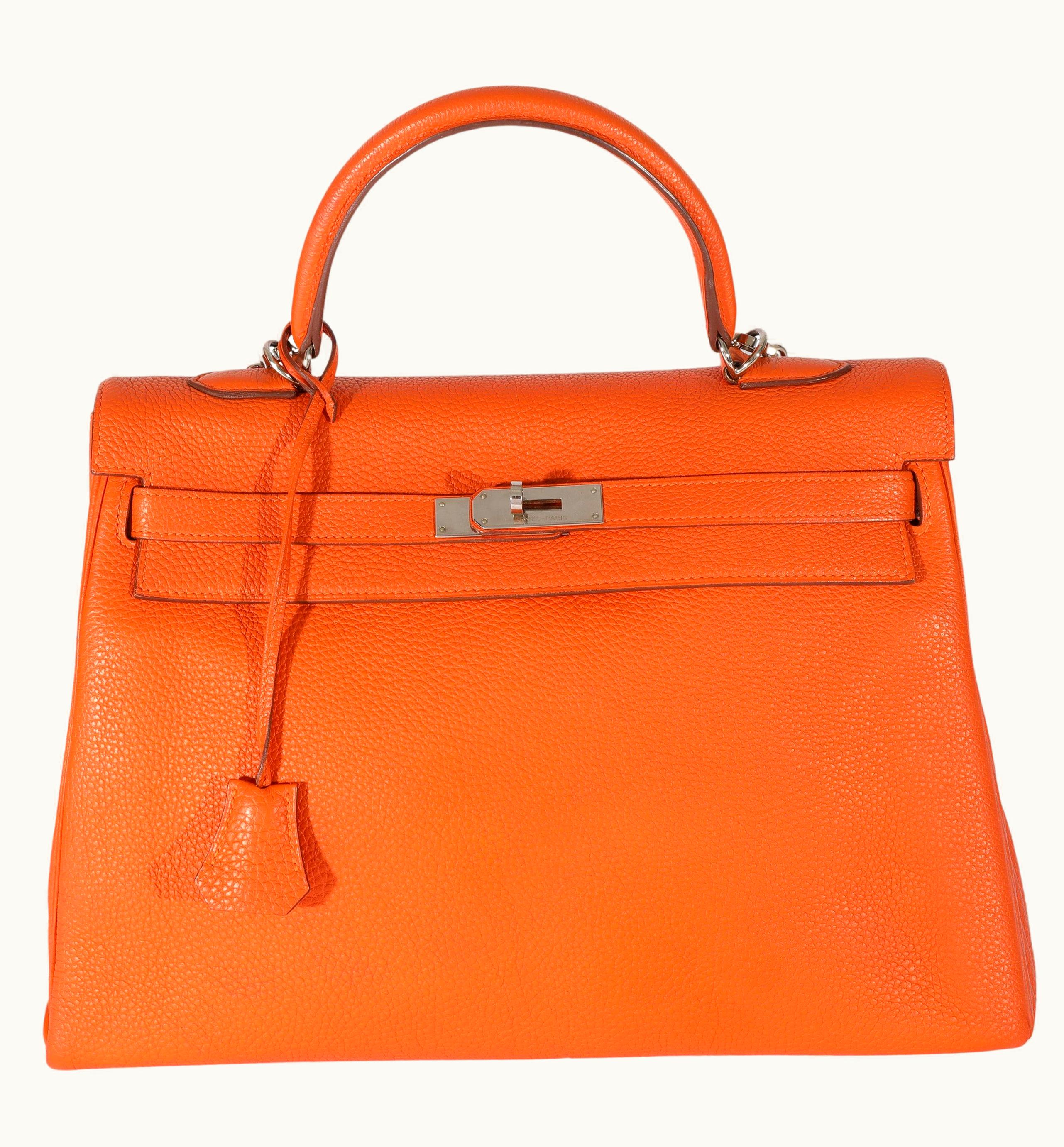 Hermès Hermès Birkin 35cm - Feu - Togo - Sellier - Palladium (PHW)