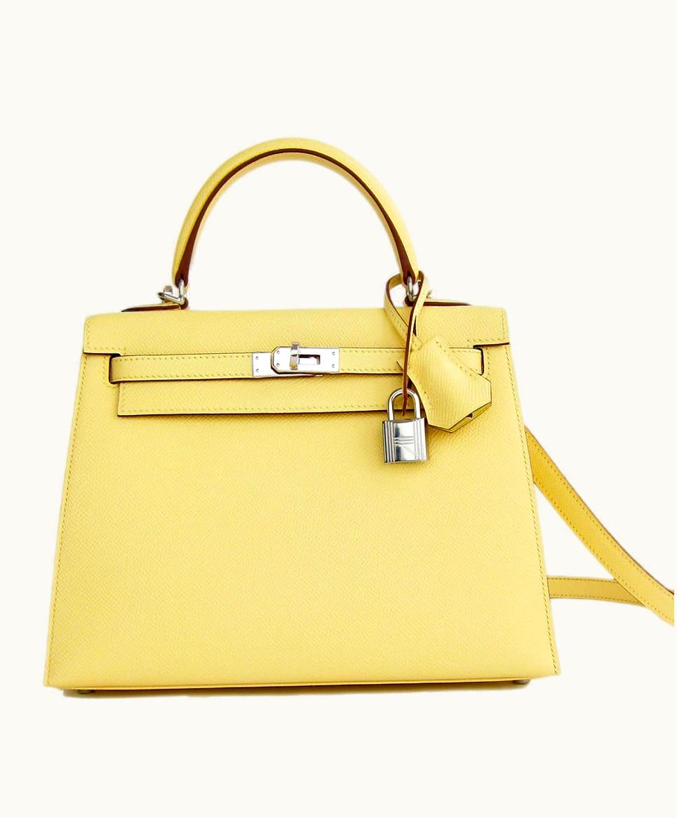 Hermès Hermès Birkin 35cm - Jaune Poussin - Epsom - Sellier - Palladium (PHW)
