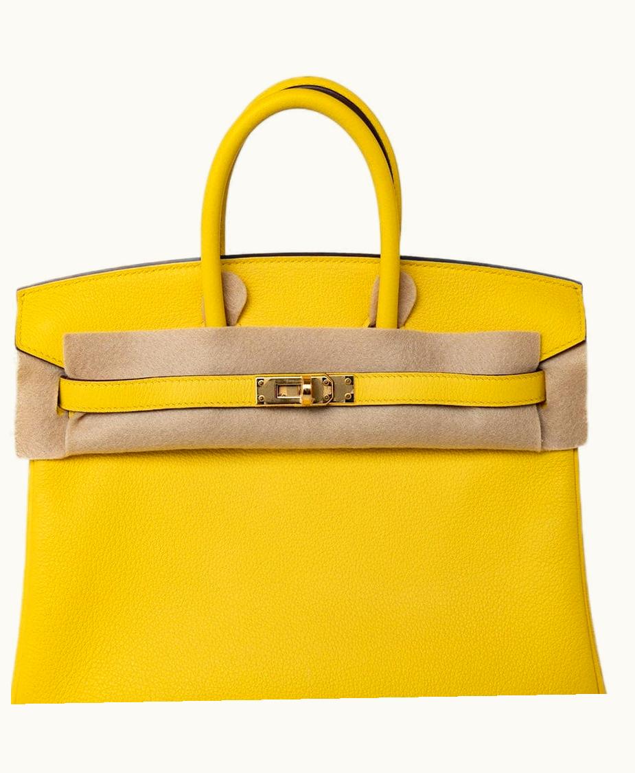 Hermès Hermès Birkin 35cm - Jaune De Naples - Epsom - Retourne - Gold (GHW)