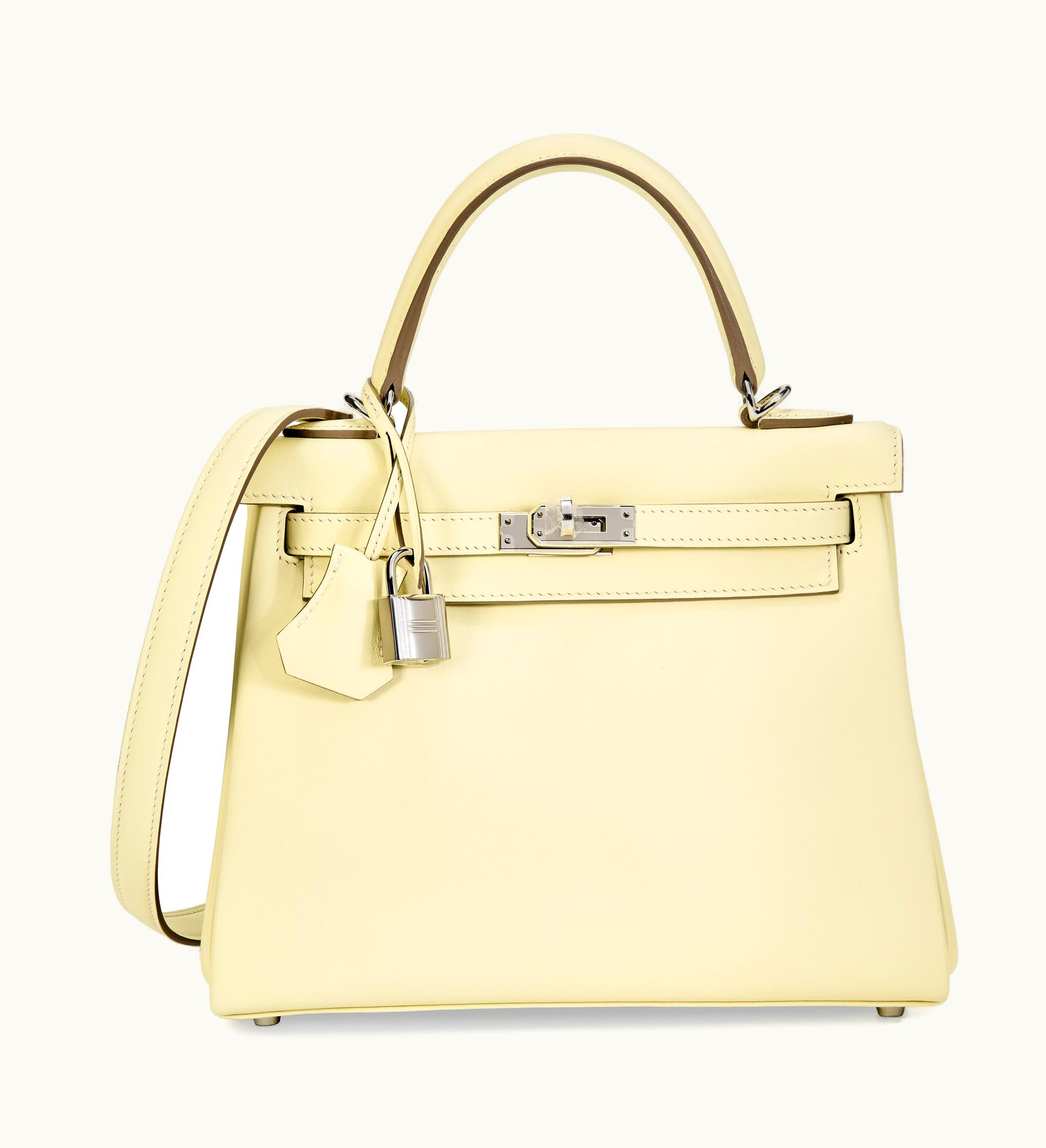 Hermès Hermès Birkin 35cm - Jaune Milton - Clemence - Retourne - Palladium (PHW)