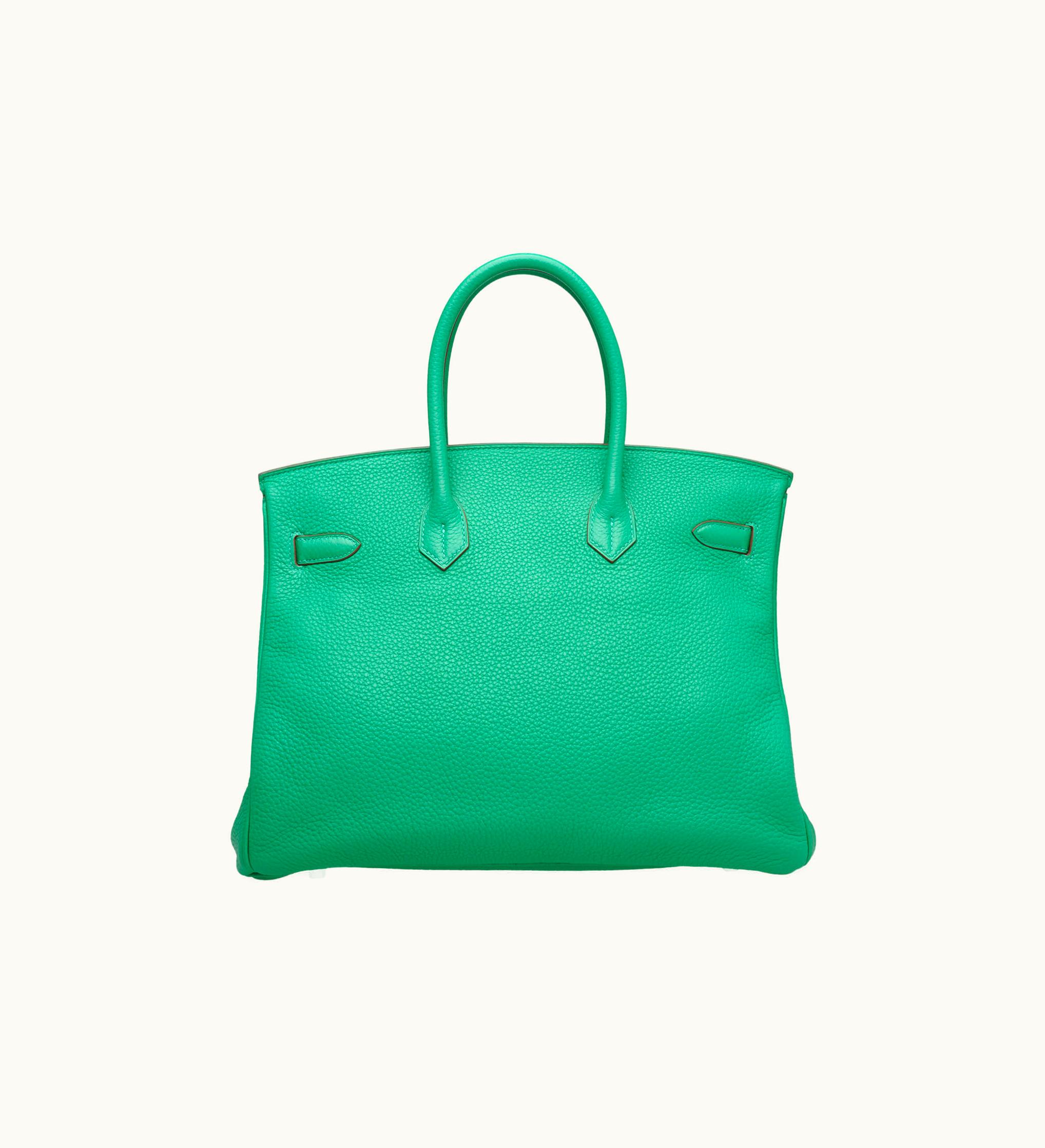 Hermès Hermès Birkin 35cm - Menthe - Togo - Sellier - Palladium (PHW)