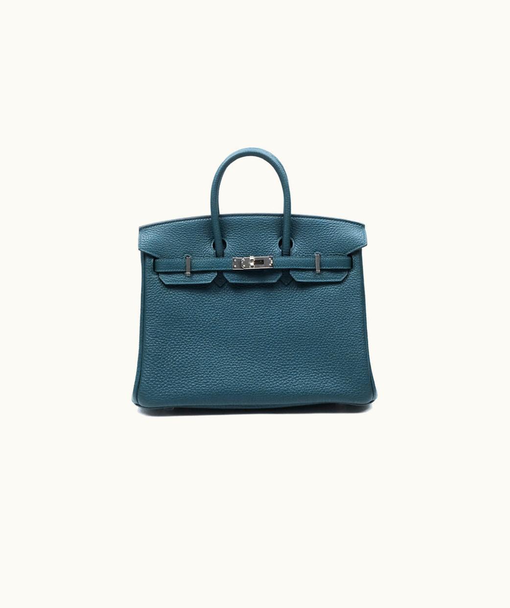 Hermès Birkin 35cm - Vert Bosphore - Clemence - Retourne - Palladium (PHW)