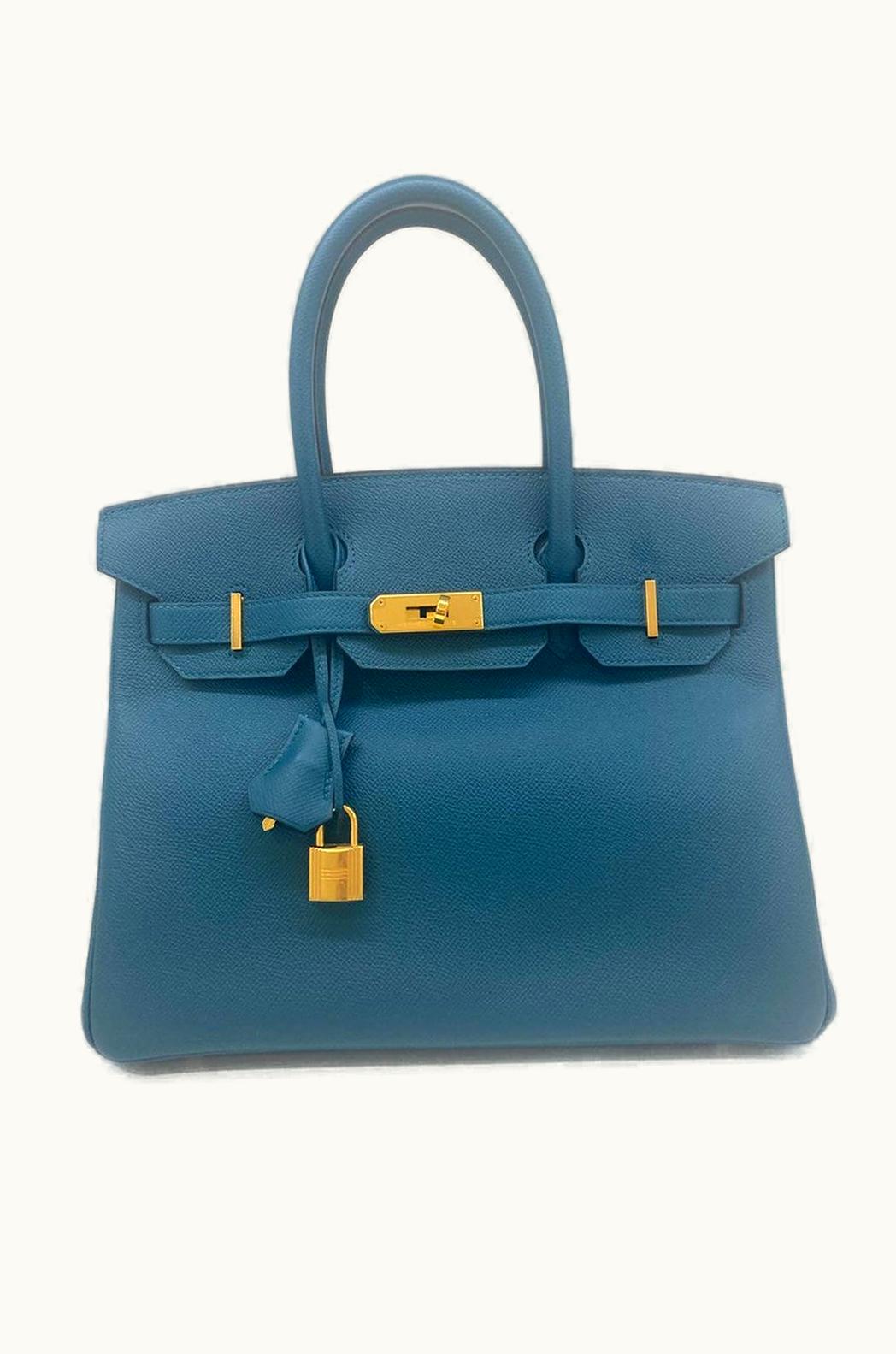 Hermès Birkin 35cm - Vert Bosphore - Clemence - Sellier - Gold (GHW)