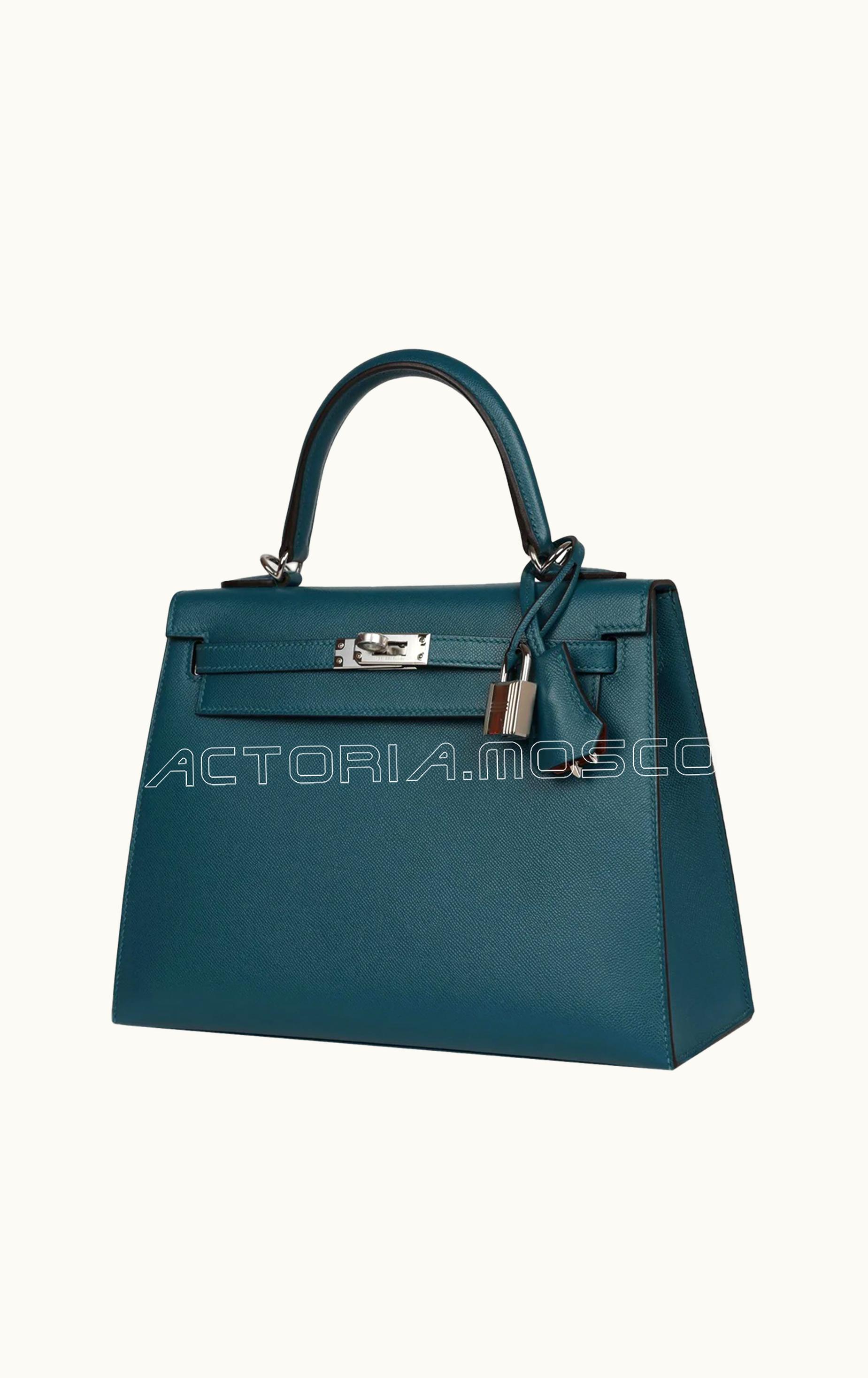 Hermès Hermès Birkin 35cm - Vert Bosphore - Swift - Sellier - Palladium (PHW)