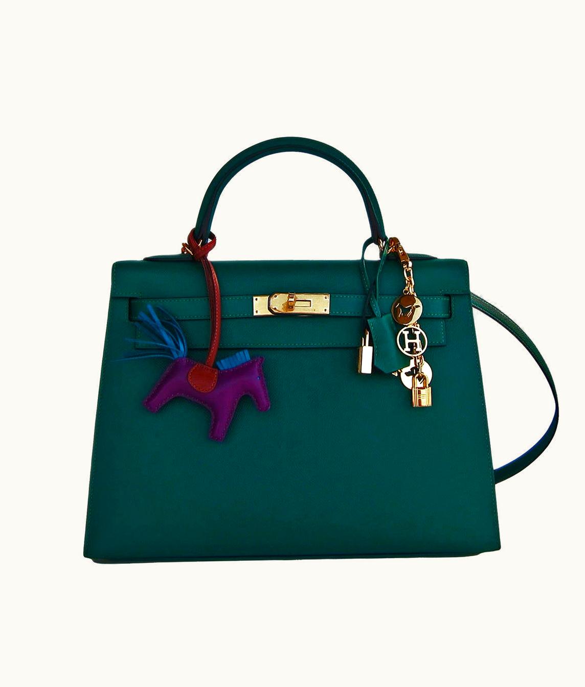 Hermès Birkin 35cm - Malachite - Swift - Sellier - Gold (GHW)