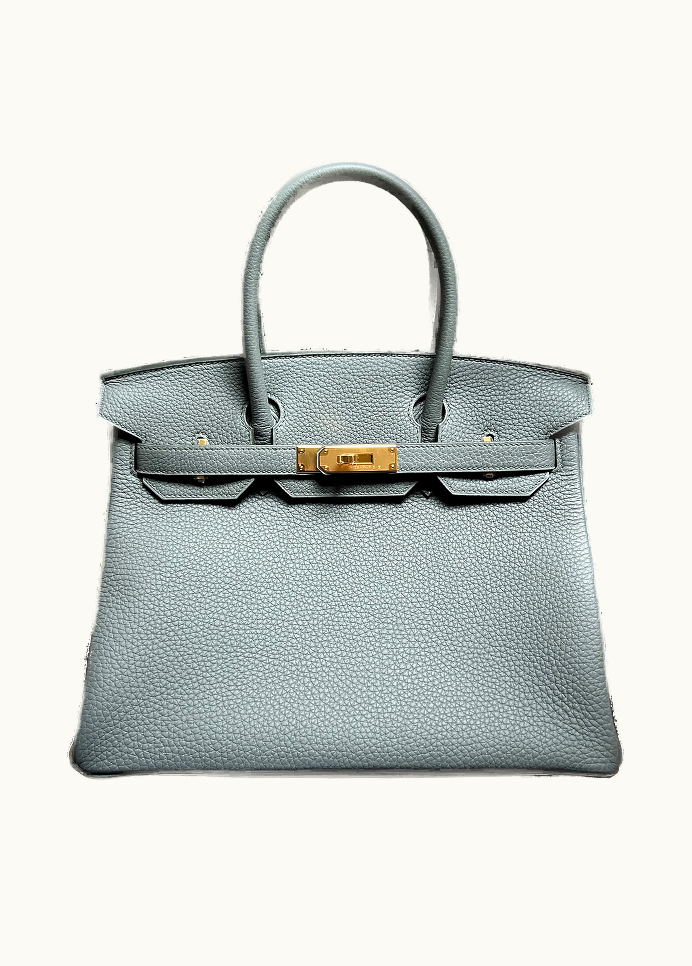Hermès Birkin 35cm - Vert Amande - Swift - Sellier - Gold (GHW)