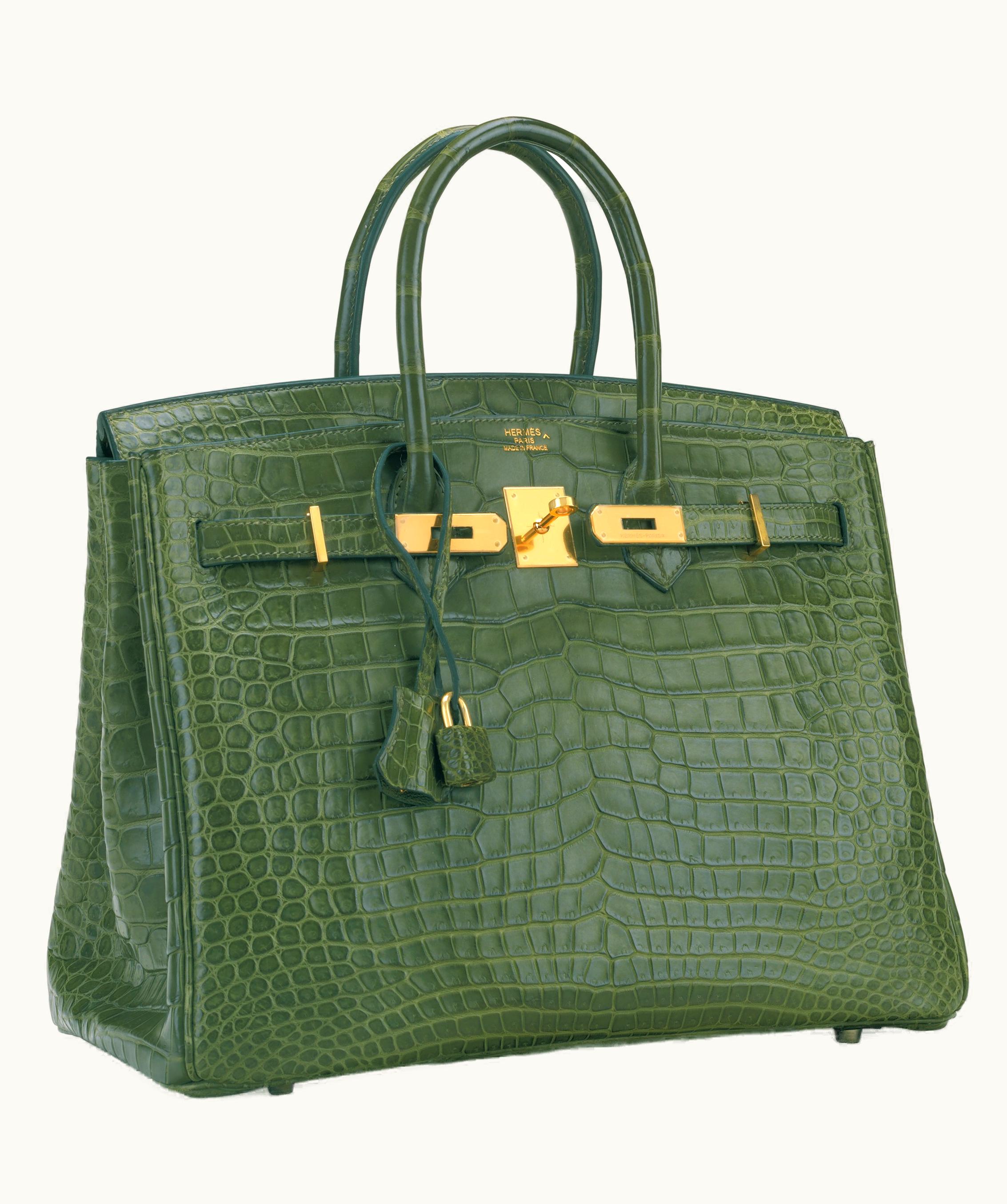 Hermès Birkin 35cm - Vert Veronese - Clemence - Retourne - Gold (GHW)