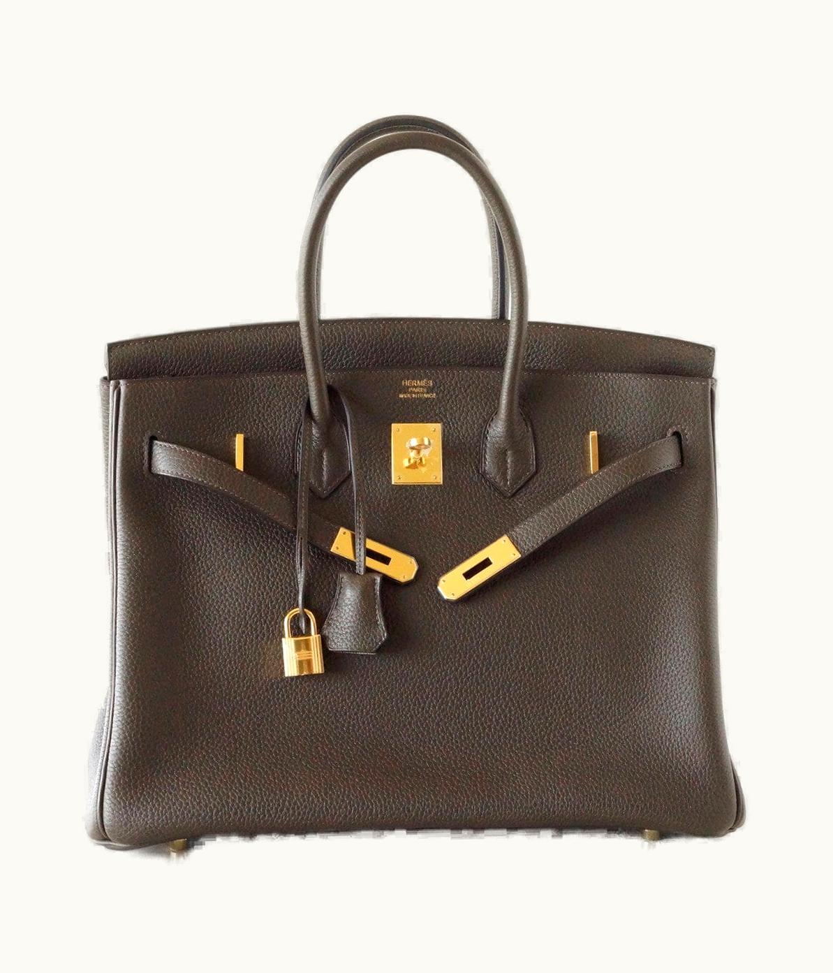 Hermès Birkin 35cm - Vert Bronze - Swift - Sellier - Gold (GHW)
