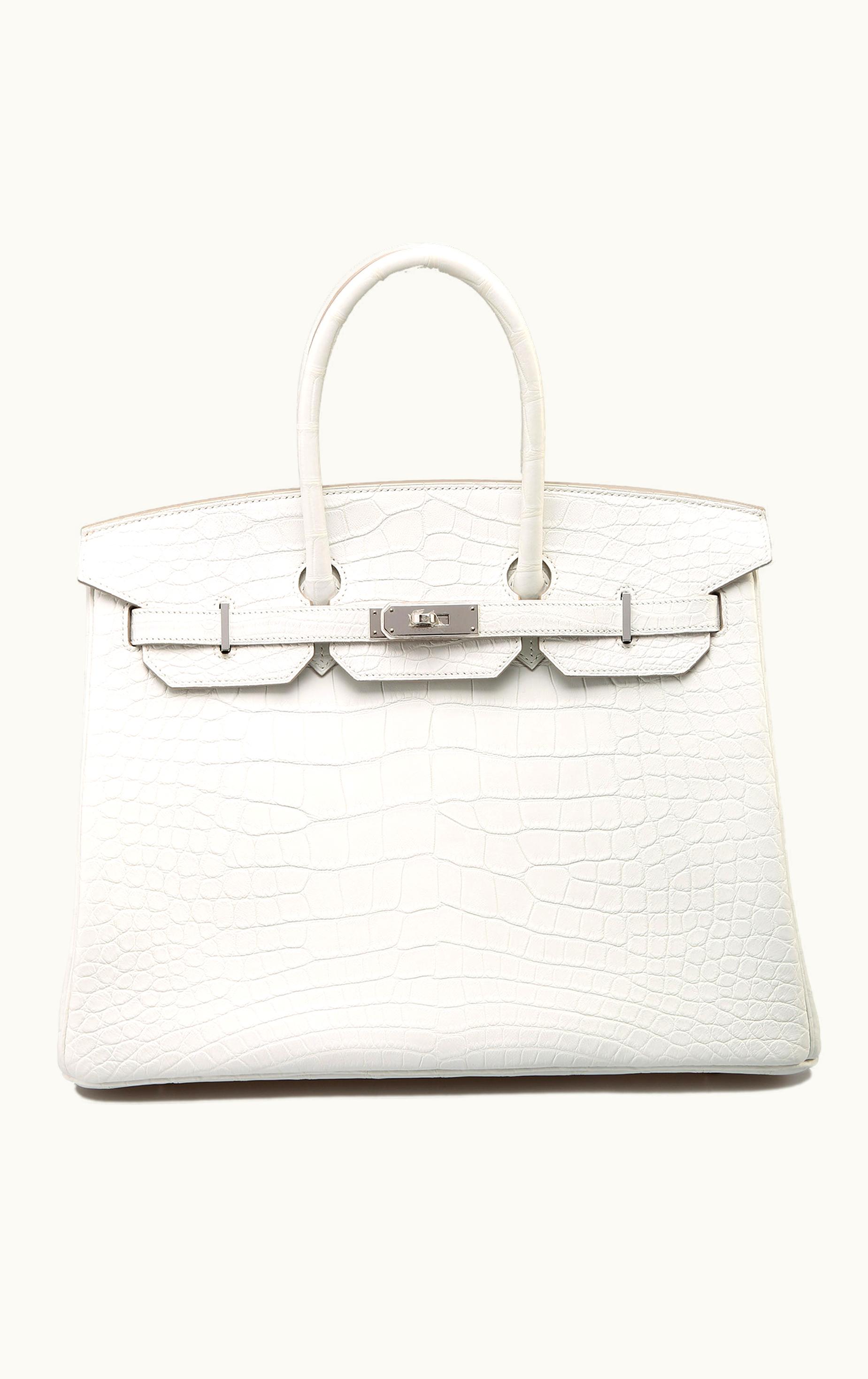 Hermès Birkin 35cm - Sauge - Clemence - Retourne - Palladium (PHW)