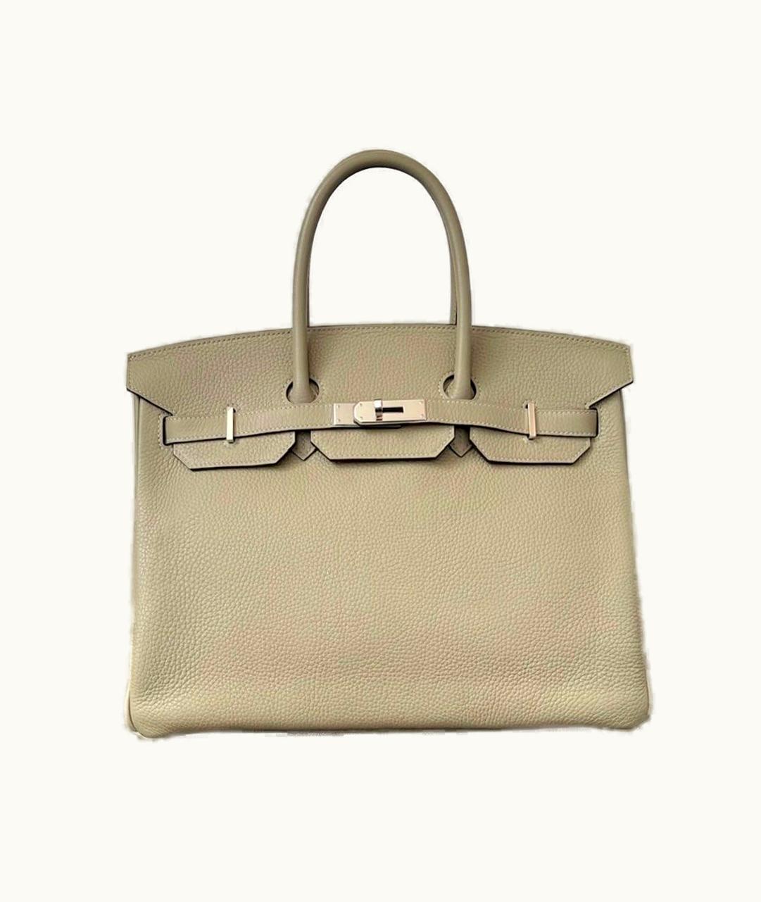 Hermès Birkin 35cm - Sauge - Togo - Sellier - Palladium (PHW)
