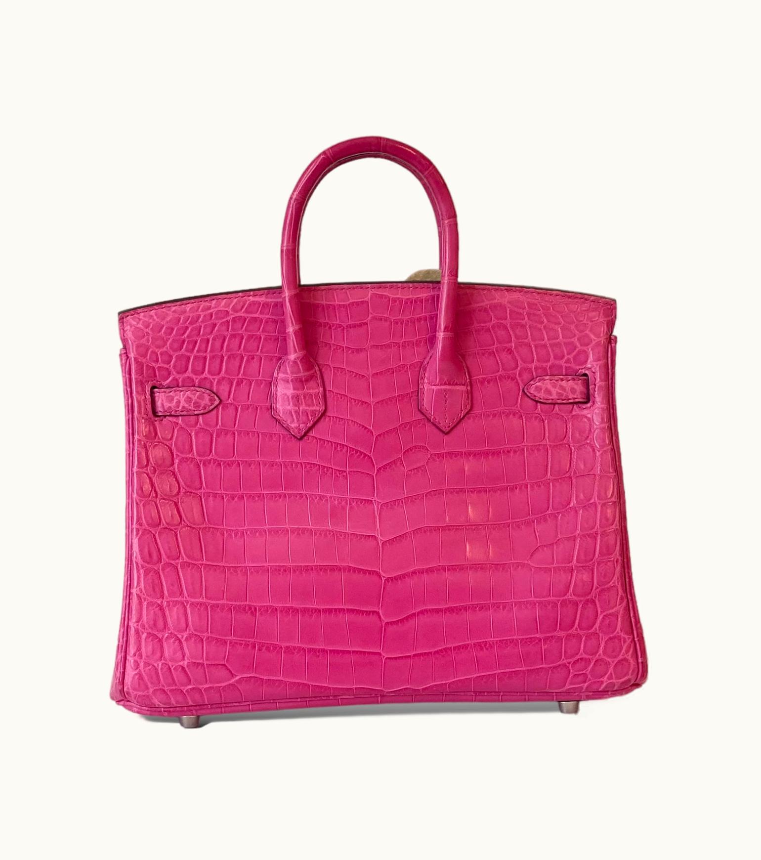 Hermès Hermès Birkin 35cm - Rose Shocking - Clemence - Retourne - Palladium (PHW)