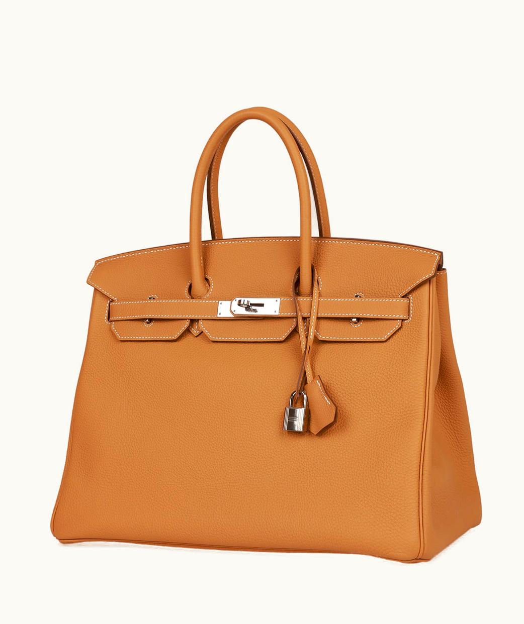 Hermès Birkin 35cm - Sable - Togo - Retourne - Palladium (PHW)