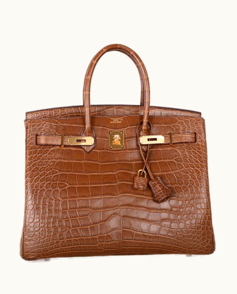 Hermès Birkin 35cm - Alezan - Epsom - Retourne - Gold (GHW)