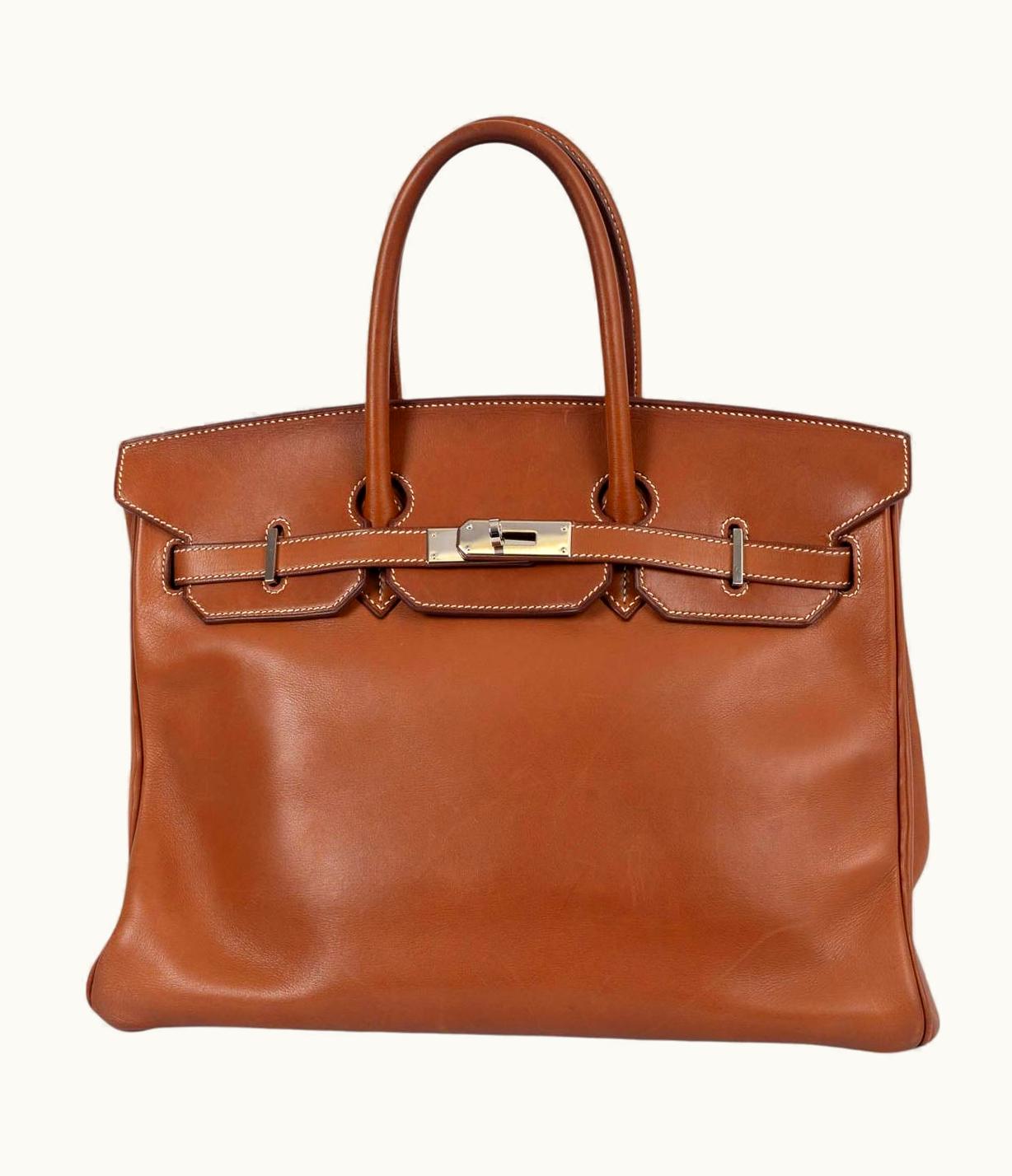 Hermès Birkin 35cm - Fauve - Clemence - Retourne - Palladium (PHW)