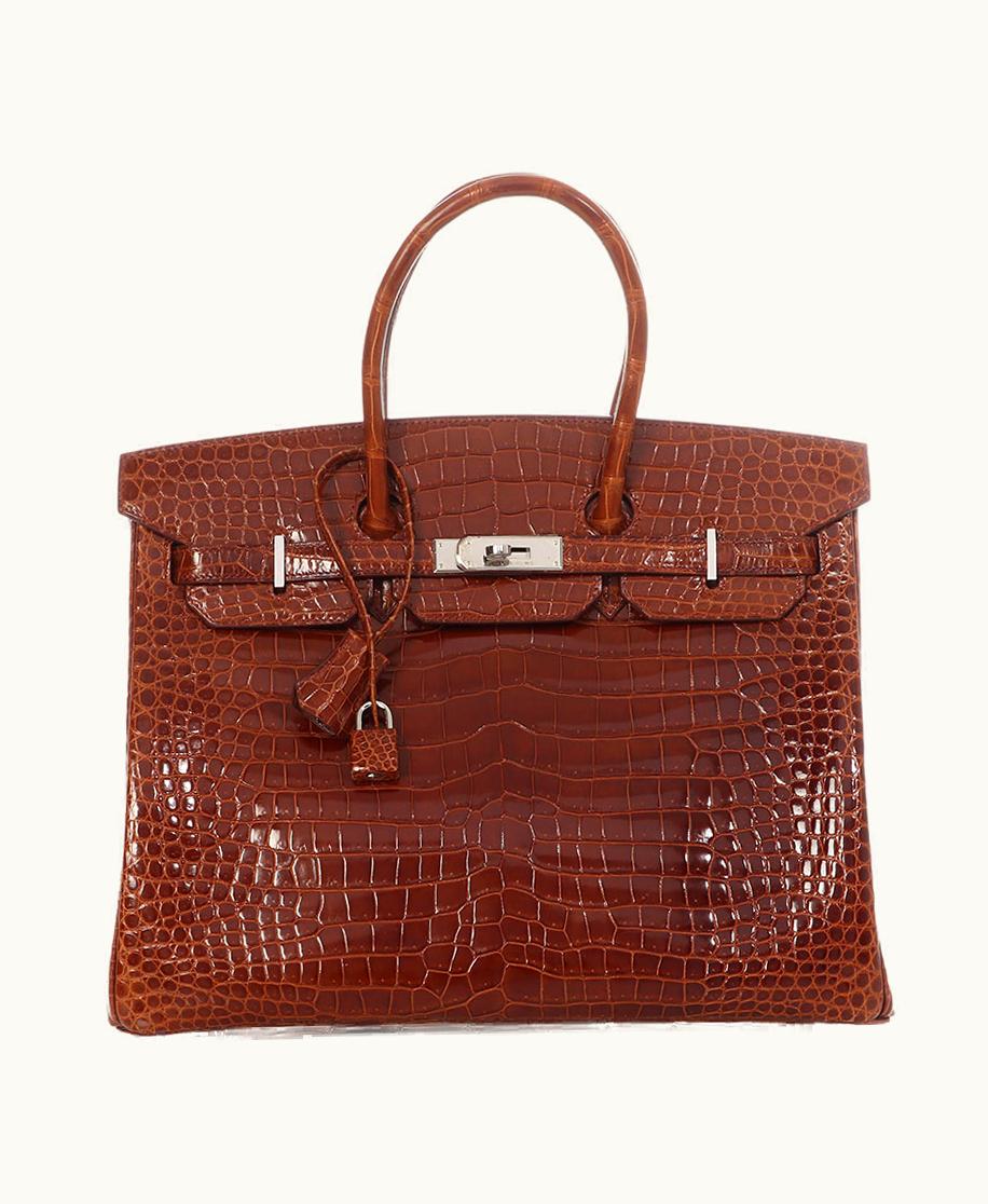Hermès Birkin 35cm - Miel - Epsom - Retourne - Palladium (PHW)