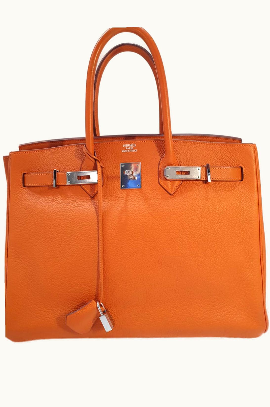 Hermès Birkin 35cm - Noisette - Swift - Retourne - Palladium (PHW)