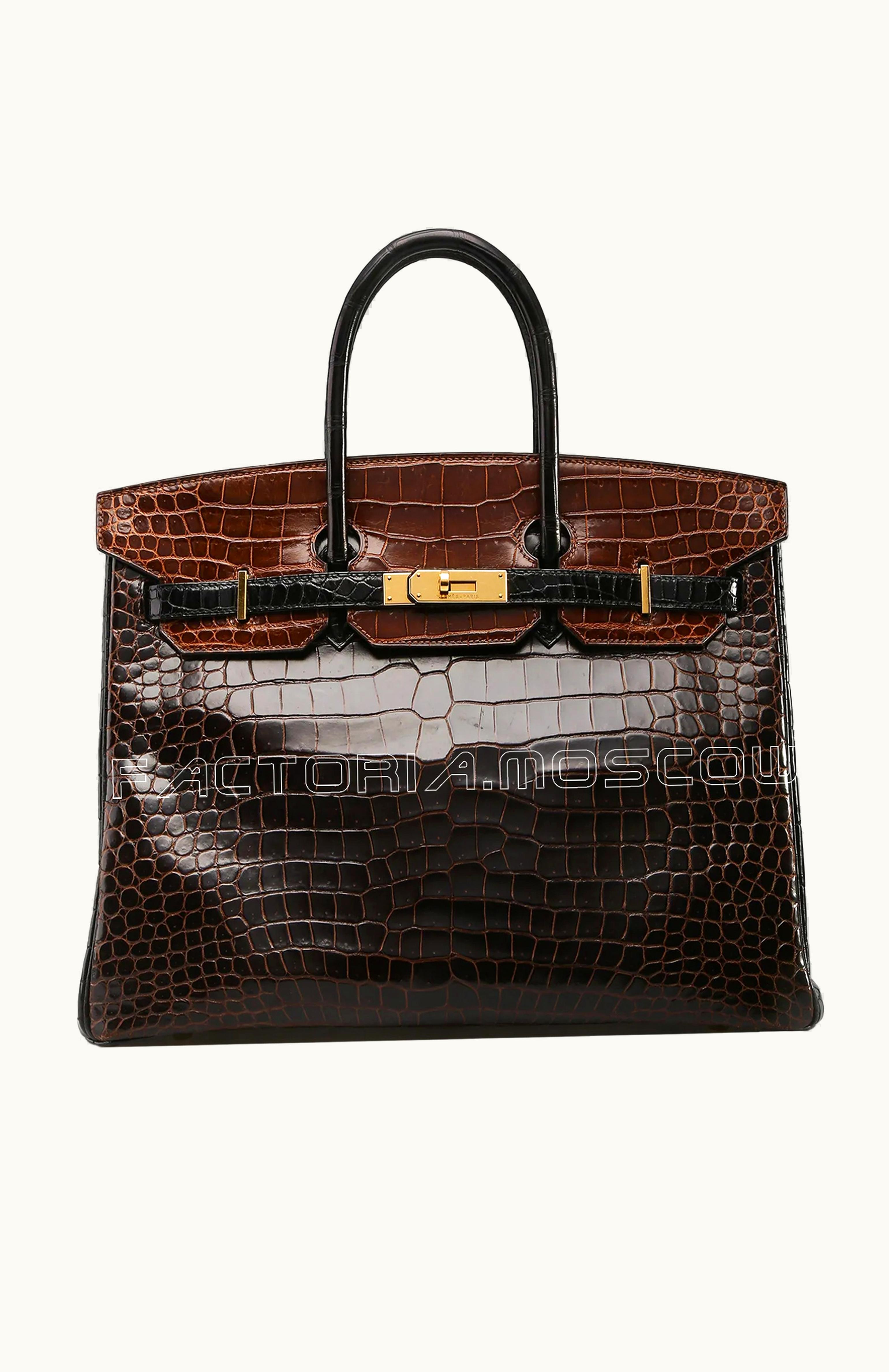 Hermès Birkin 35cm - Havane - Clemence - Sellier - Gold (GHW)