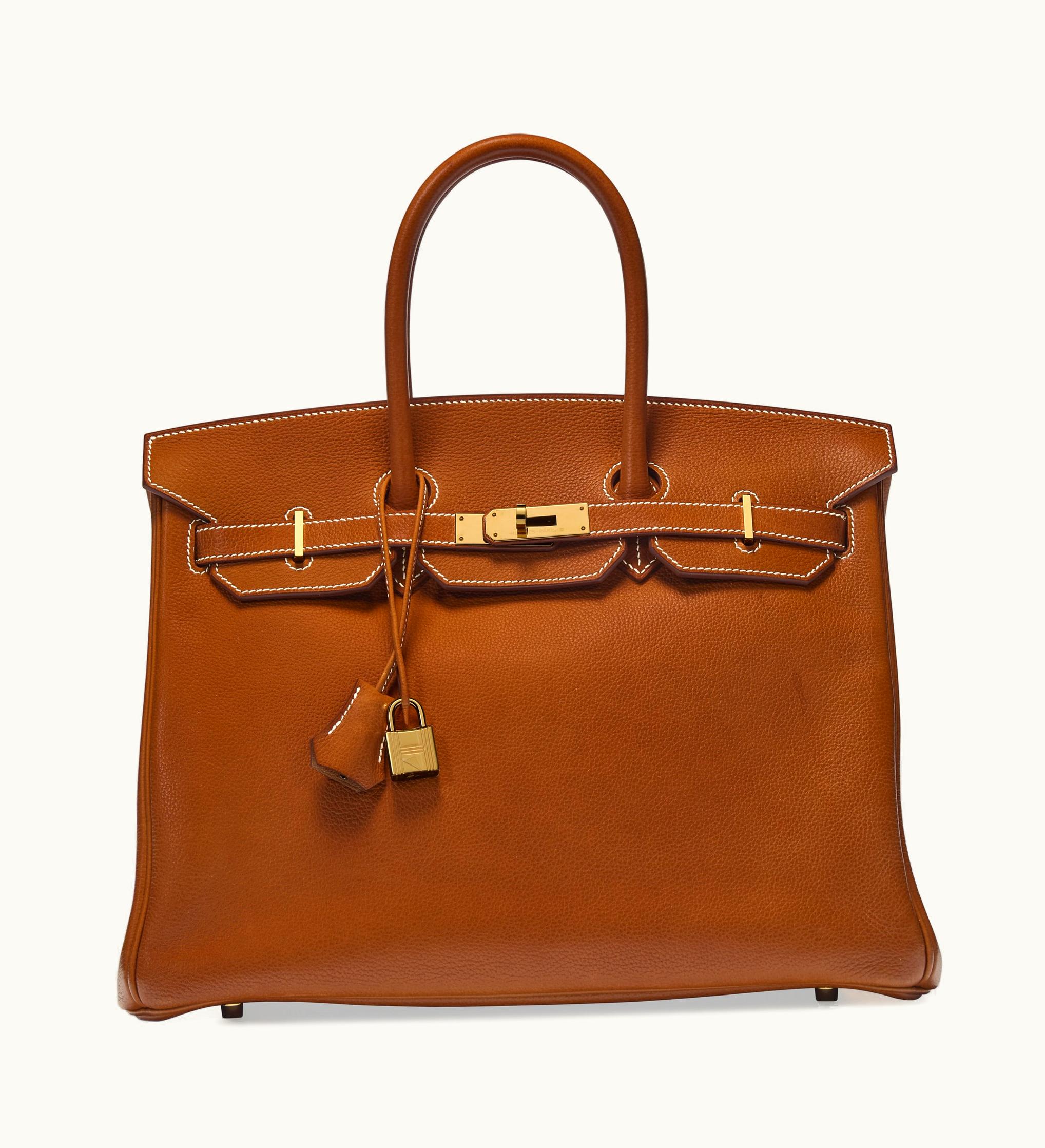 Hermès Hermès Birkin 35cm - Macassar - Togo - Retourne - Gold (GHW)