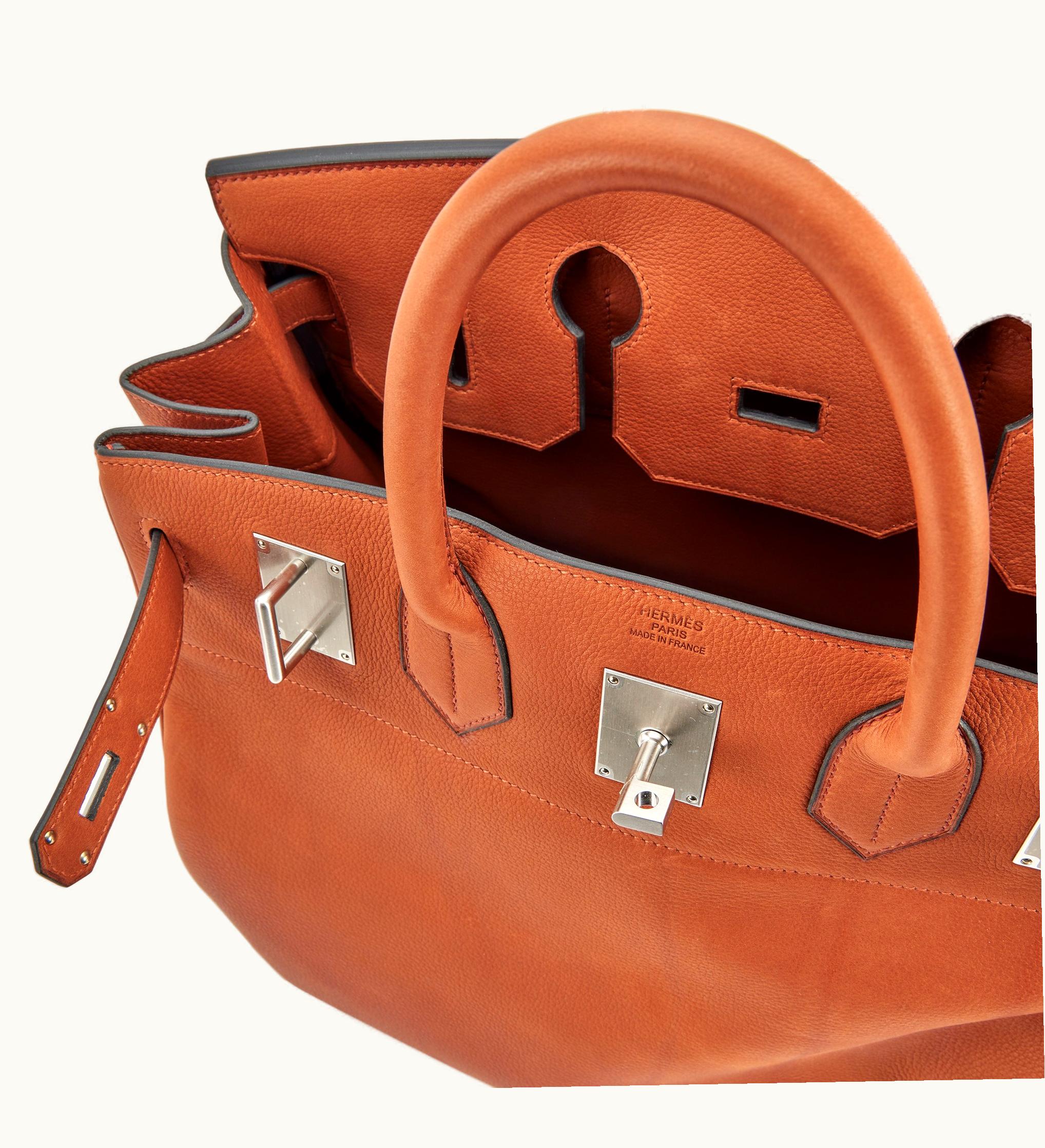 Hermès Hermès Birkin 35cm - Cuivre - Epsom - Retourne - Palladium (PHW)