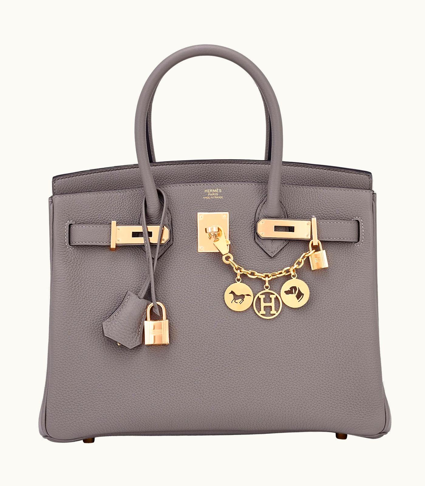 Hermès Hermès Birkin 35cm - Gris Meyer - Togo - Sellier - Gold (GHW)