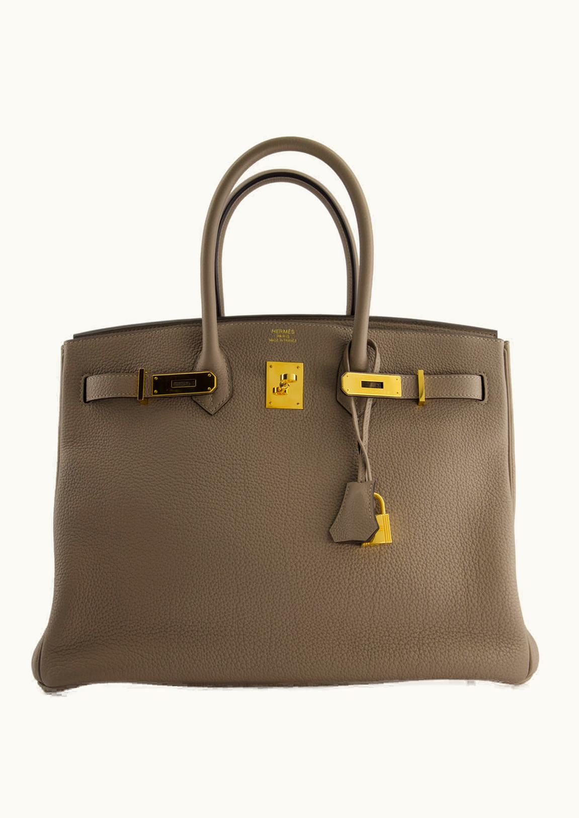 Hermès Hermès Birkin 35cm - Gris Asphalt - Togo - Sellier - Gold (GHW)