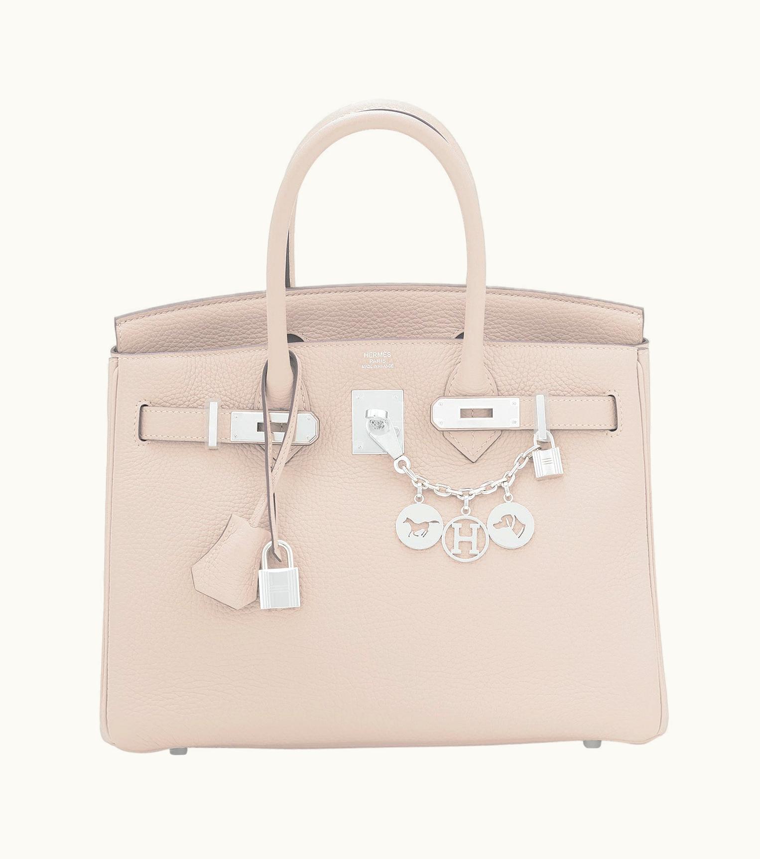 Hermès Birkin 35cm - Craie - Togo - Retourne - Palladium (PHW)