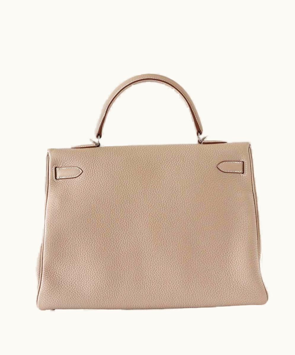Hermès Hermès Birkin 35cm - Argile - Clemence - Retourne - Palladium (PHW)