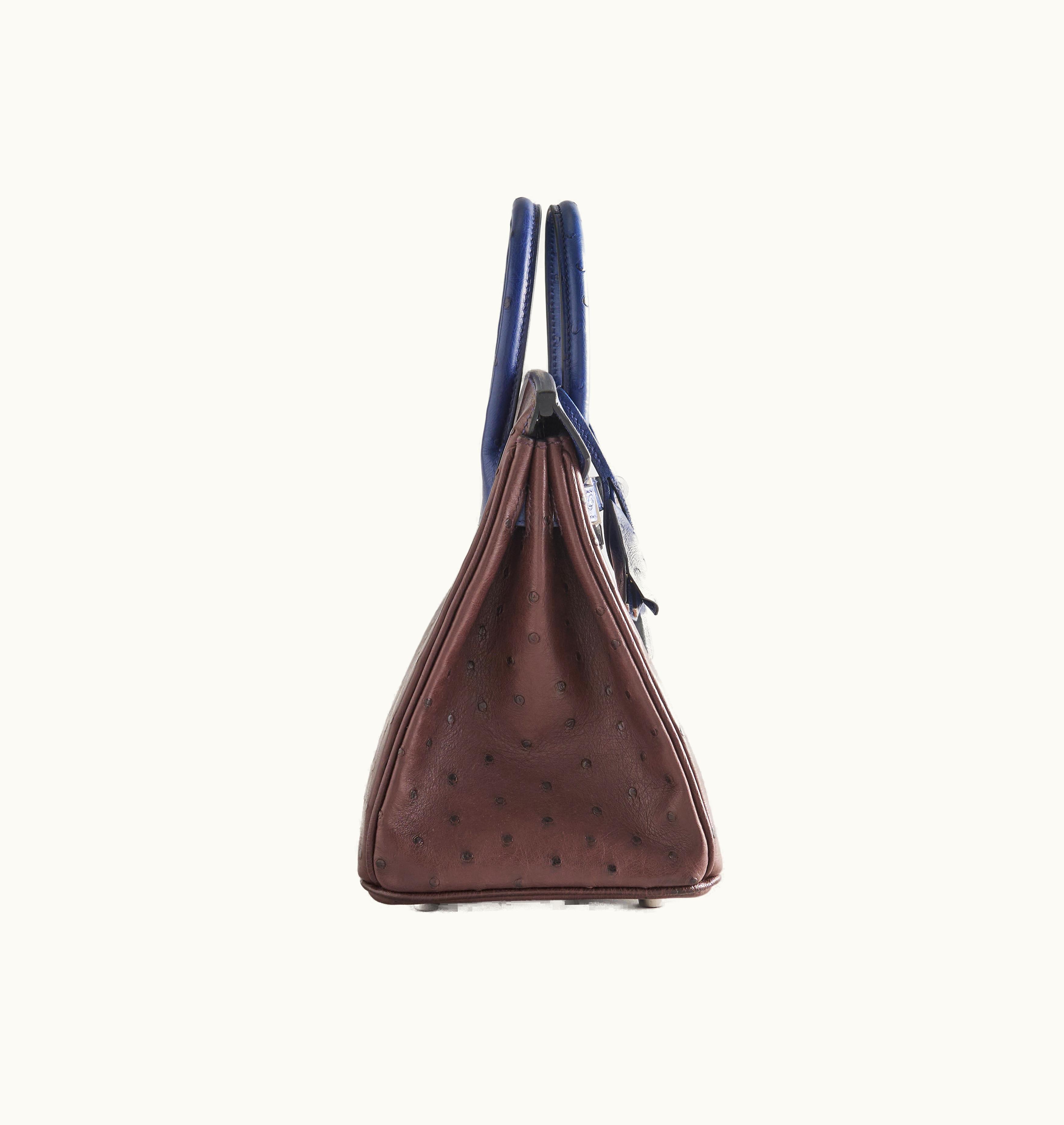 Hermès Hermès Birkin 35cm - Iris - Clemence - Sellier - Palladium (PHW)