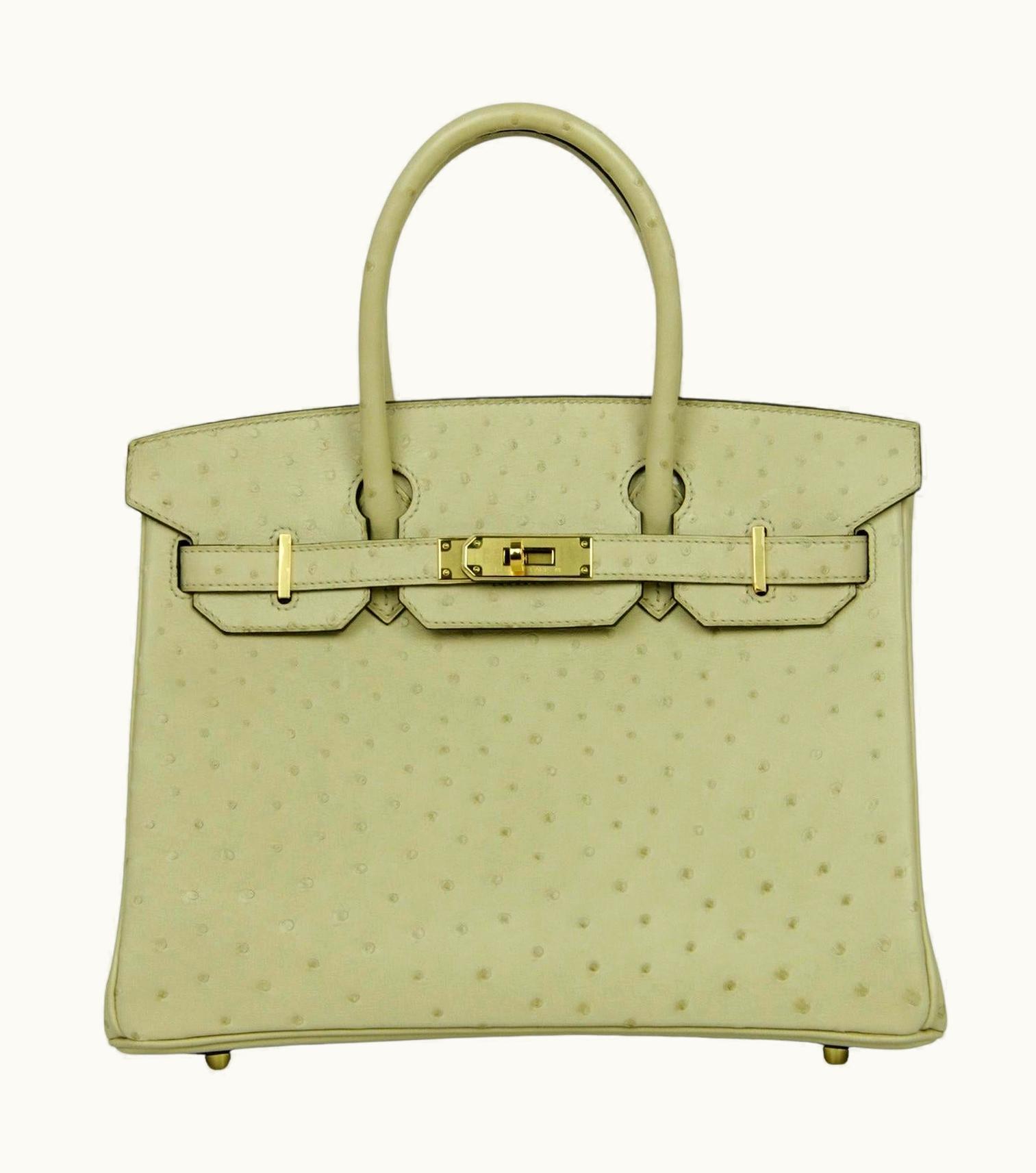 Hermès Hermès Birkin 35cm - Parchemin - Clemence - Sellier - Gold (GHW)