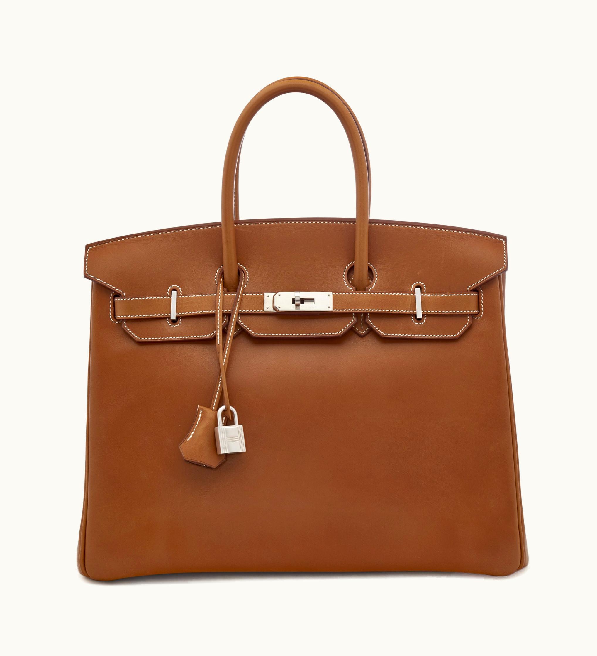 Hermès Hermès Birkin 35cm - Parchemin - Togo - Retourne - Palladium (PHW)
