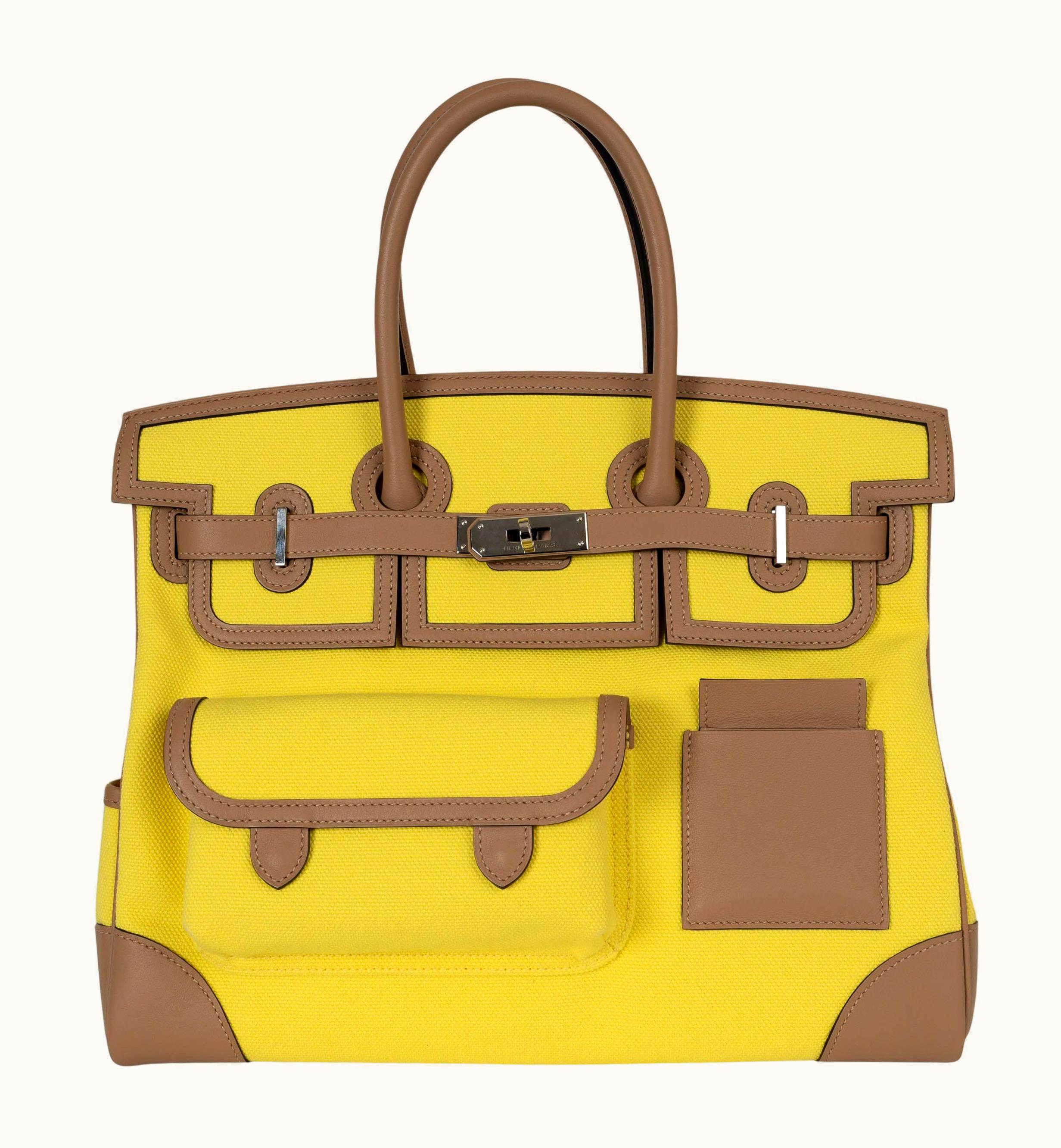 Hermès Hermès Birkin 35cm - Chai - Swift - Retourne - Palladium (PHW)